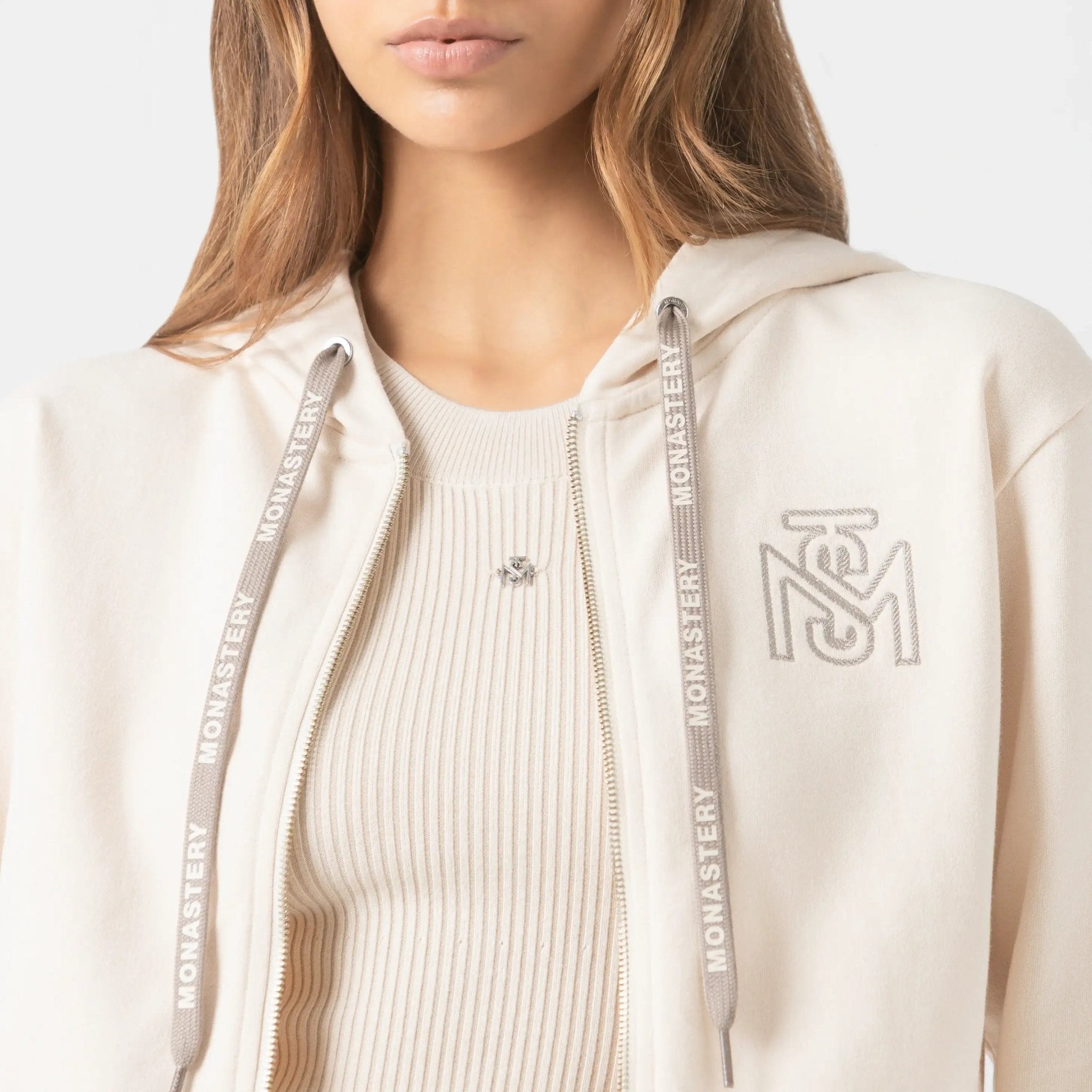 TESS HOODIE WOMEN SAND DOLLAR - Monastery | Tienda Oficial Colombia