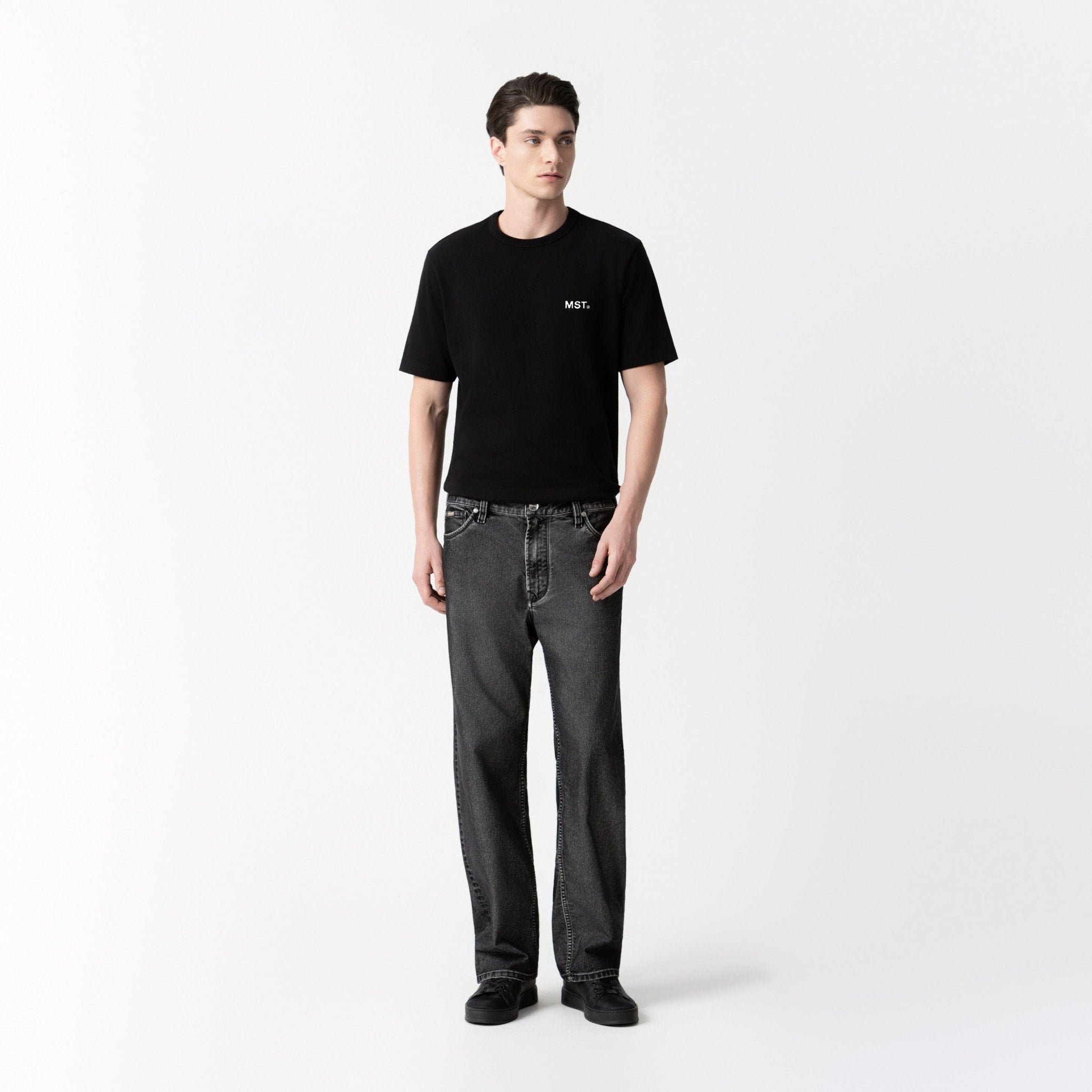 TWELVE 2 PACK T - SHIRT MEN BLACK - SALSA - TAUPE GRAY - Monastery | Tienda Oficial Colombia