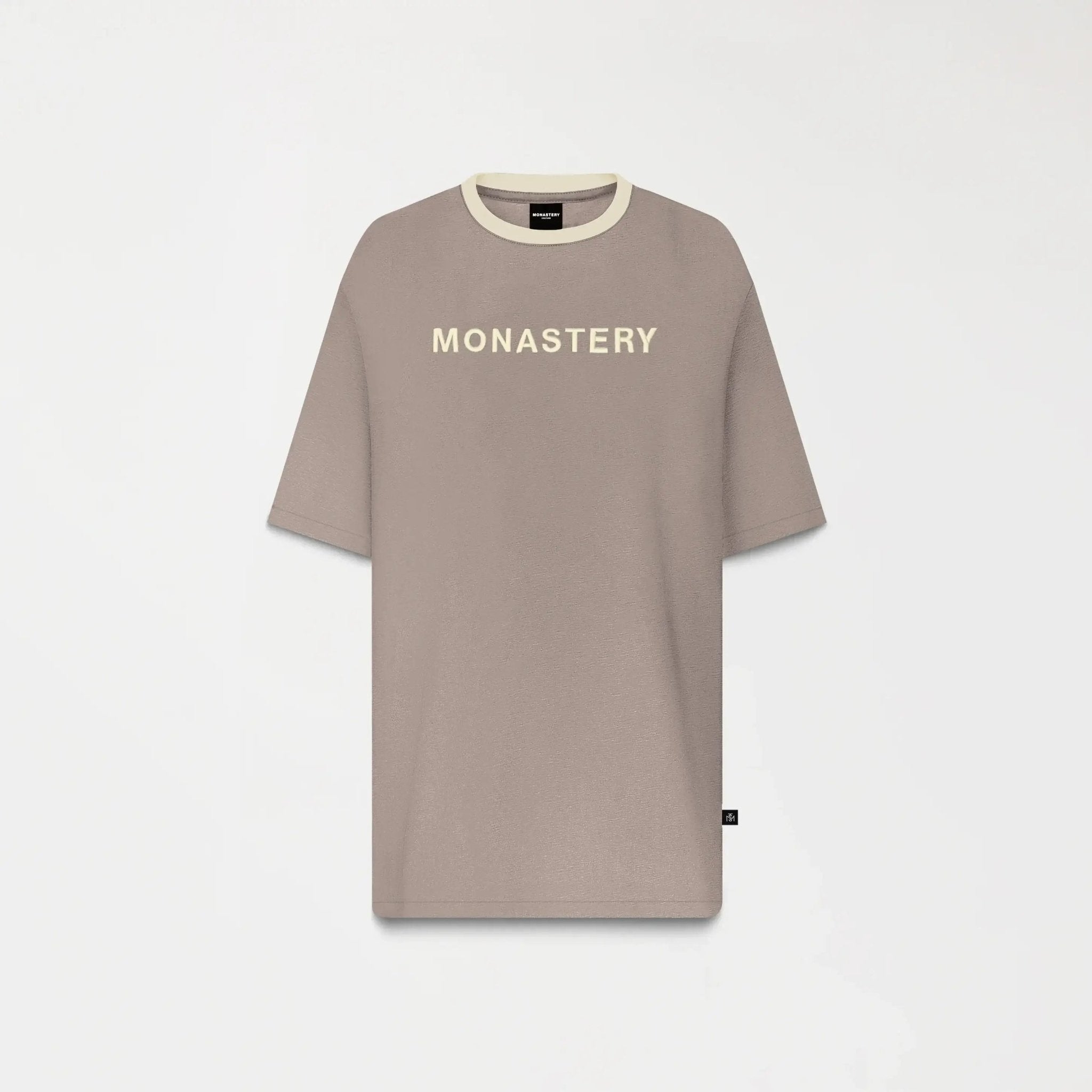 WARMBLOOD T - SHIRT OVERSIZED MEN TAUPE GRAY - Monastery | Tienda Oficial Colombia