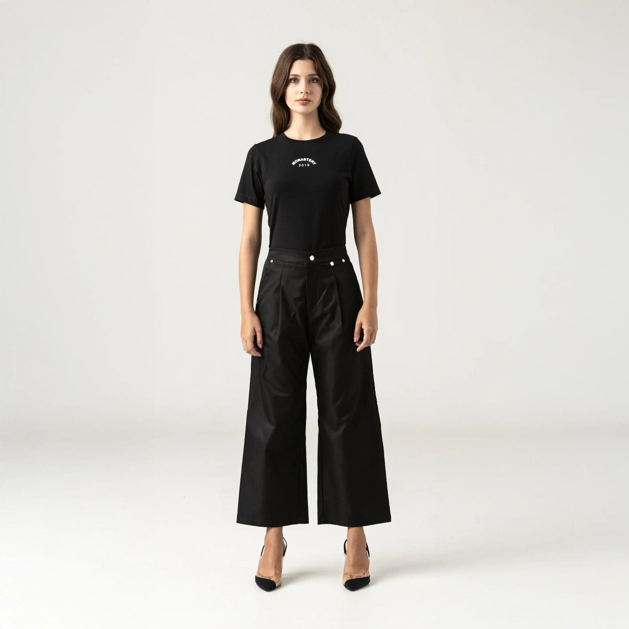 WAVE T - SHIRT WOMEN BLACK - Monastery | Tienda Oficial Colombia