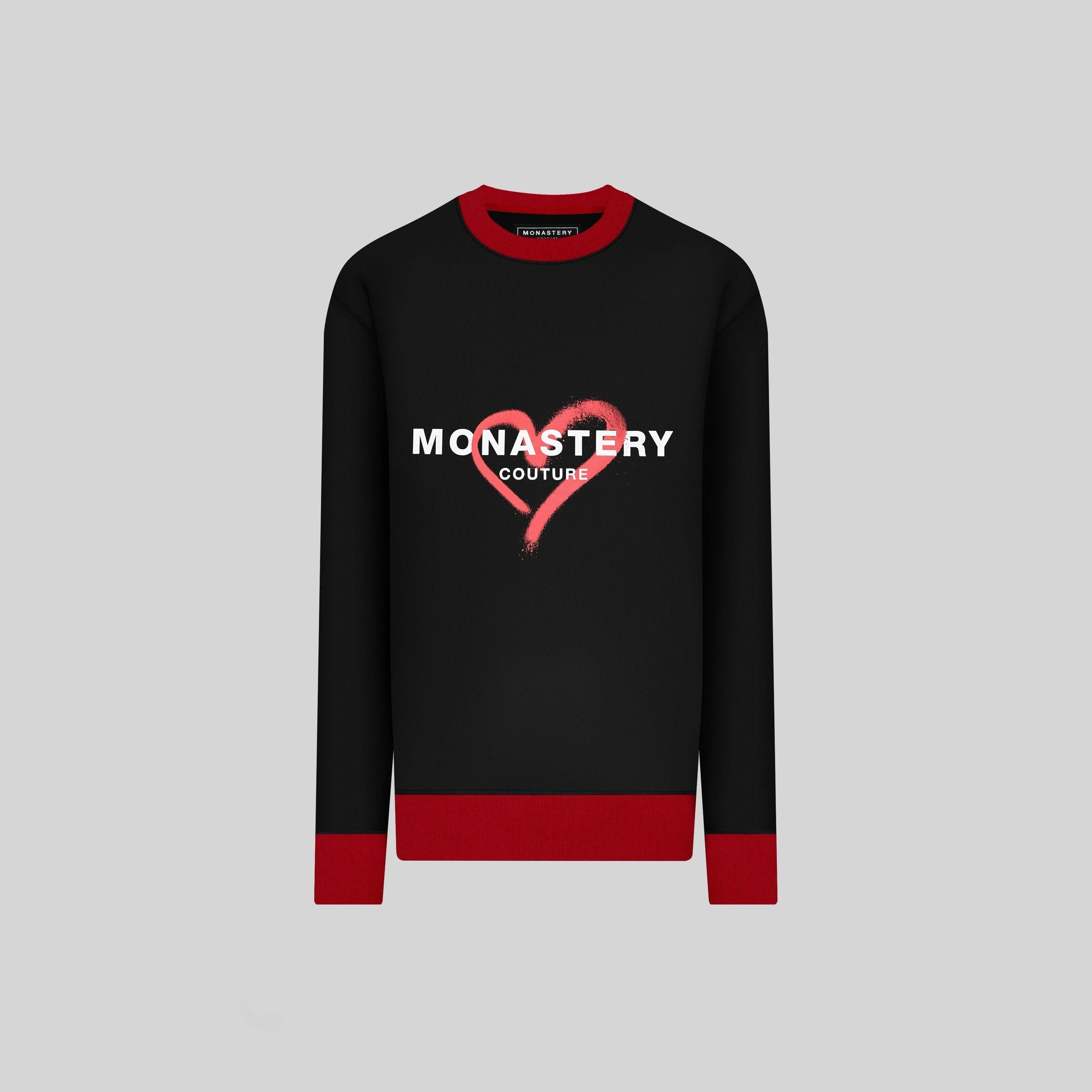 XENA BLACK SWEATSHIRTS - Monastery