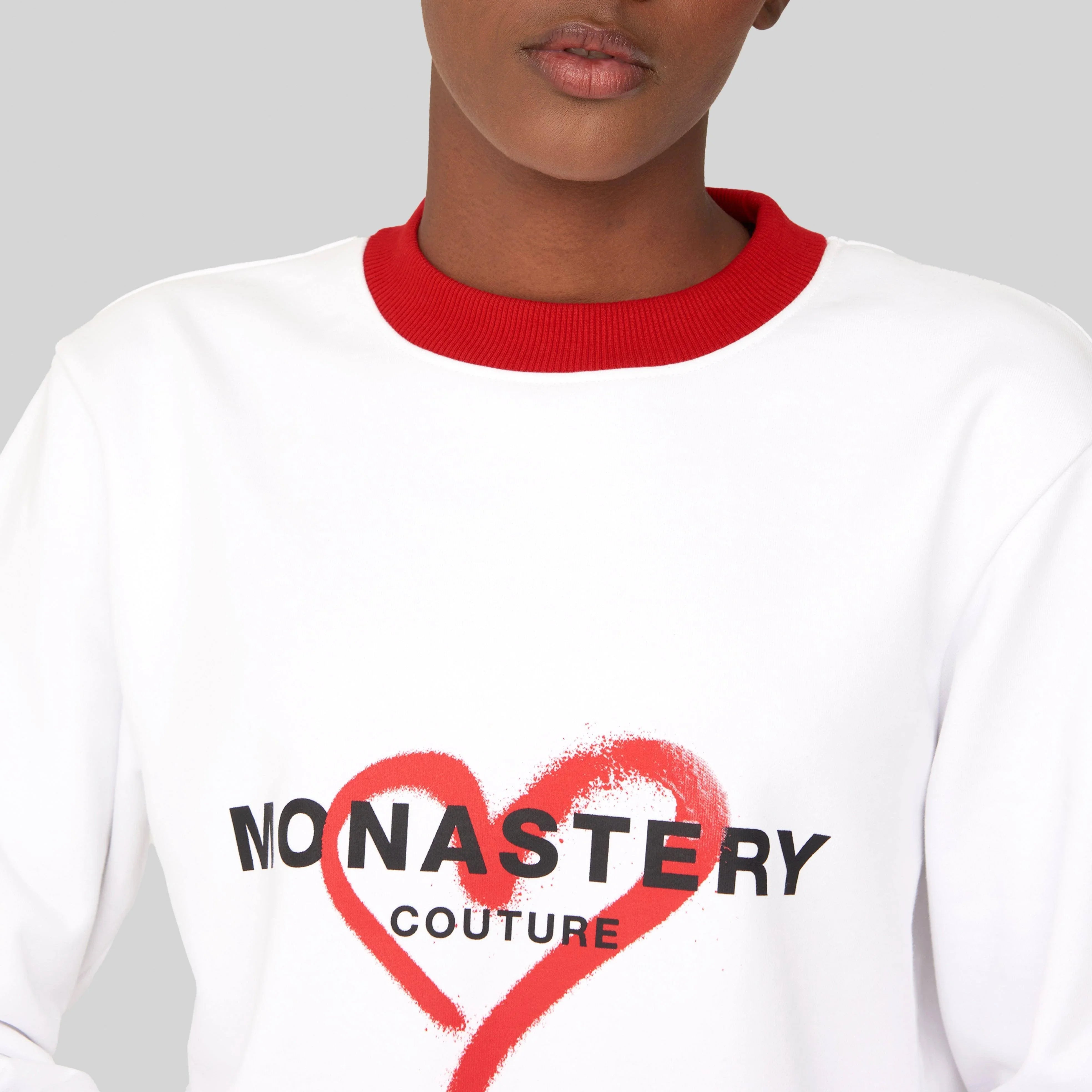 XENA WHITE SWEATSHIRTS - Monastery