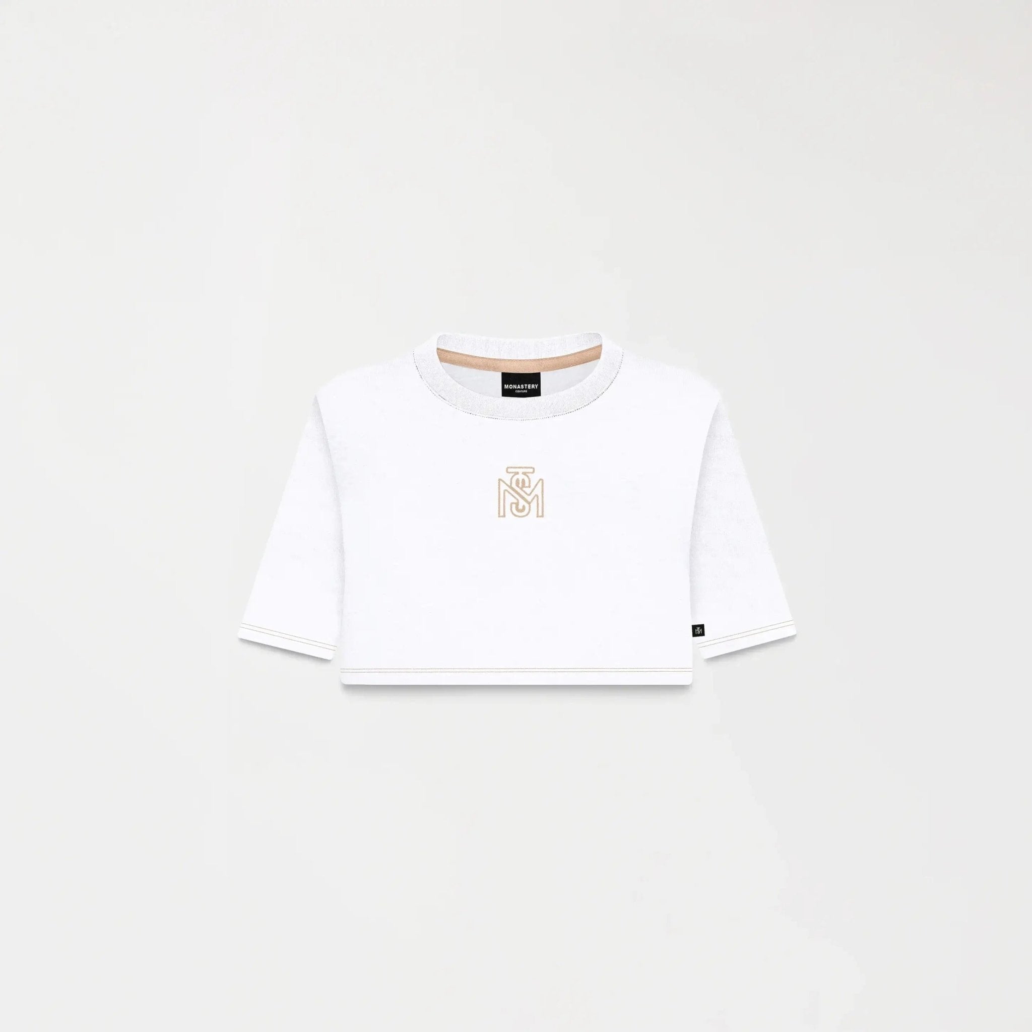 YLAIA CROP TOP WOMEN WHITE - Monastery | Tienda Oficial Colombia