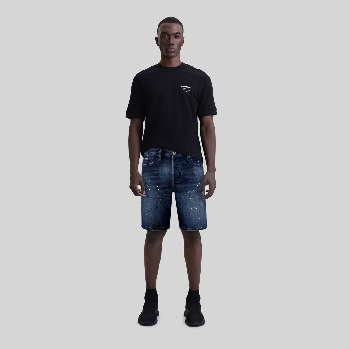 DENIM SHORT | Monastery Couture