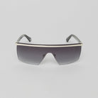 ADEI SUNGLASSES SHINY SILVER/BLACK GRADIENT GREY - Monastery