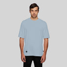 AQUILES BABY BLUE T-SHIRT OVERSIZE - Monastery