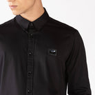 CAMISA BALLING NEGRO 3 - MONASTERY