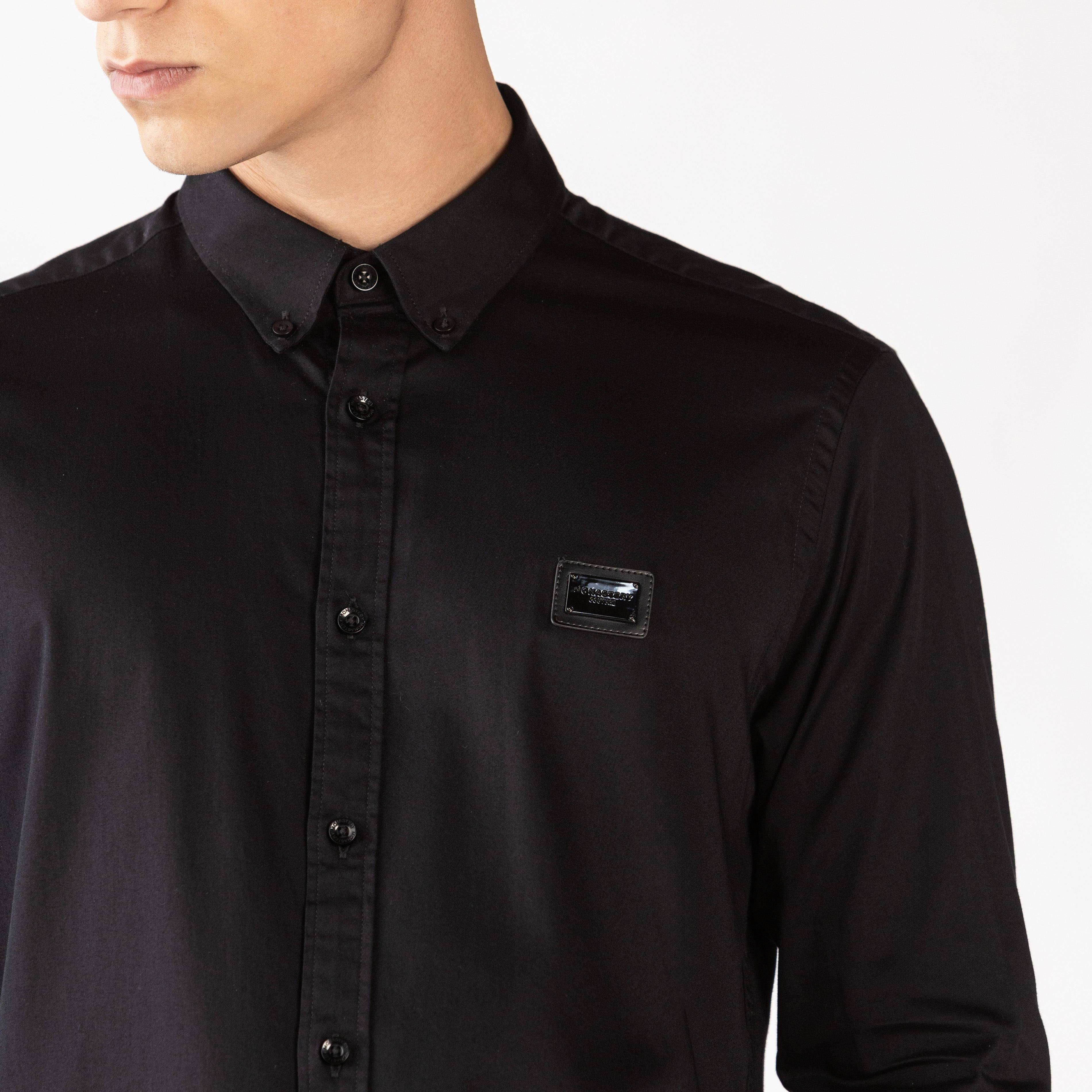 CAMISA BALLING NEGRO 3 - MONASTERY