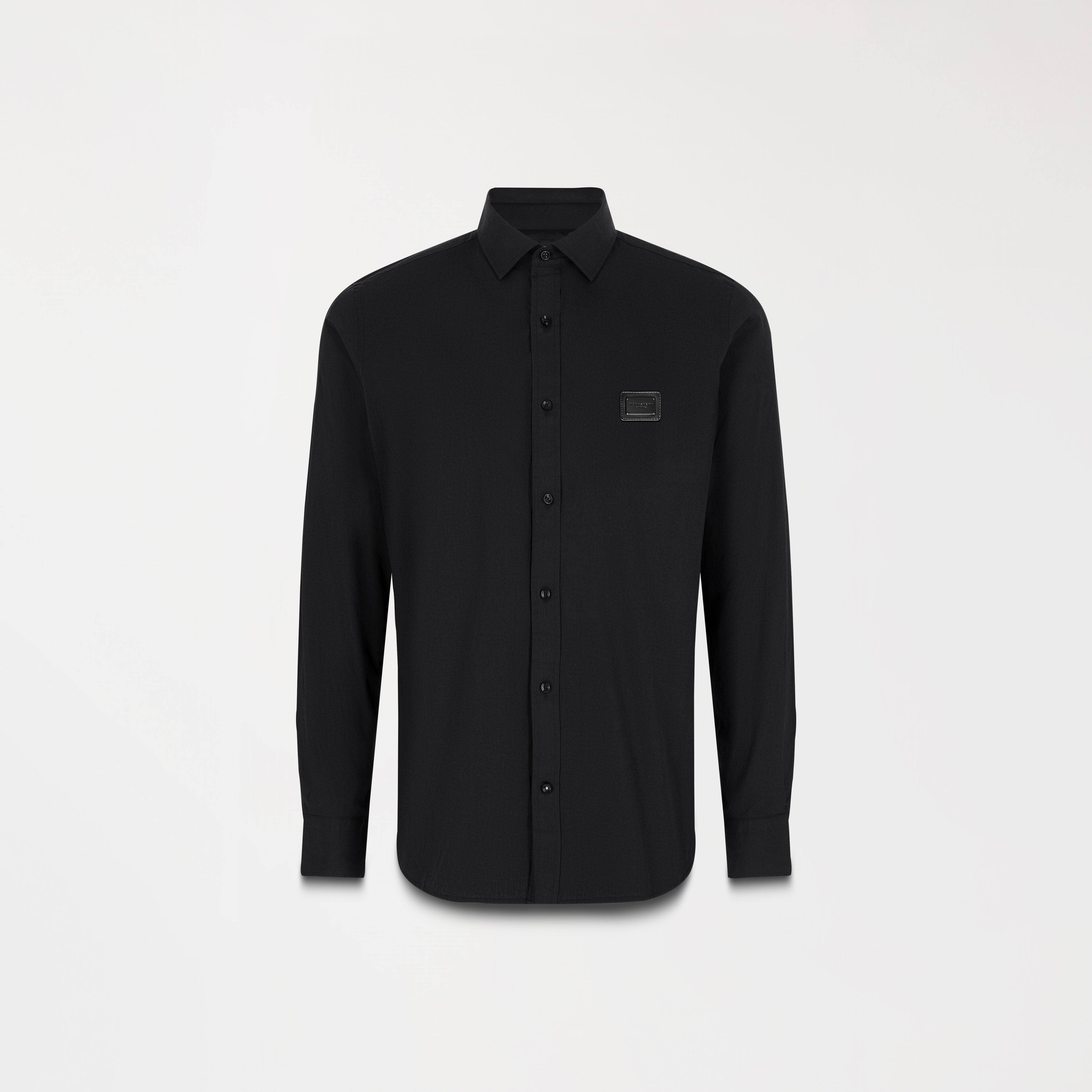 CAMISA BALLING NEGRO FRENTE - MONASTERY