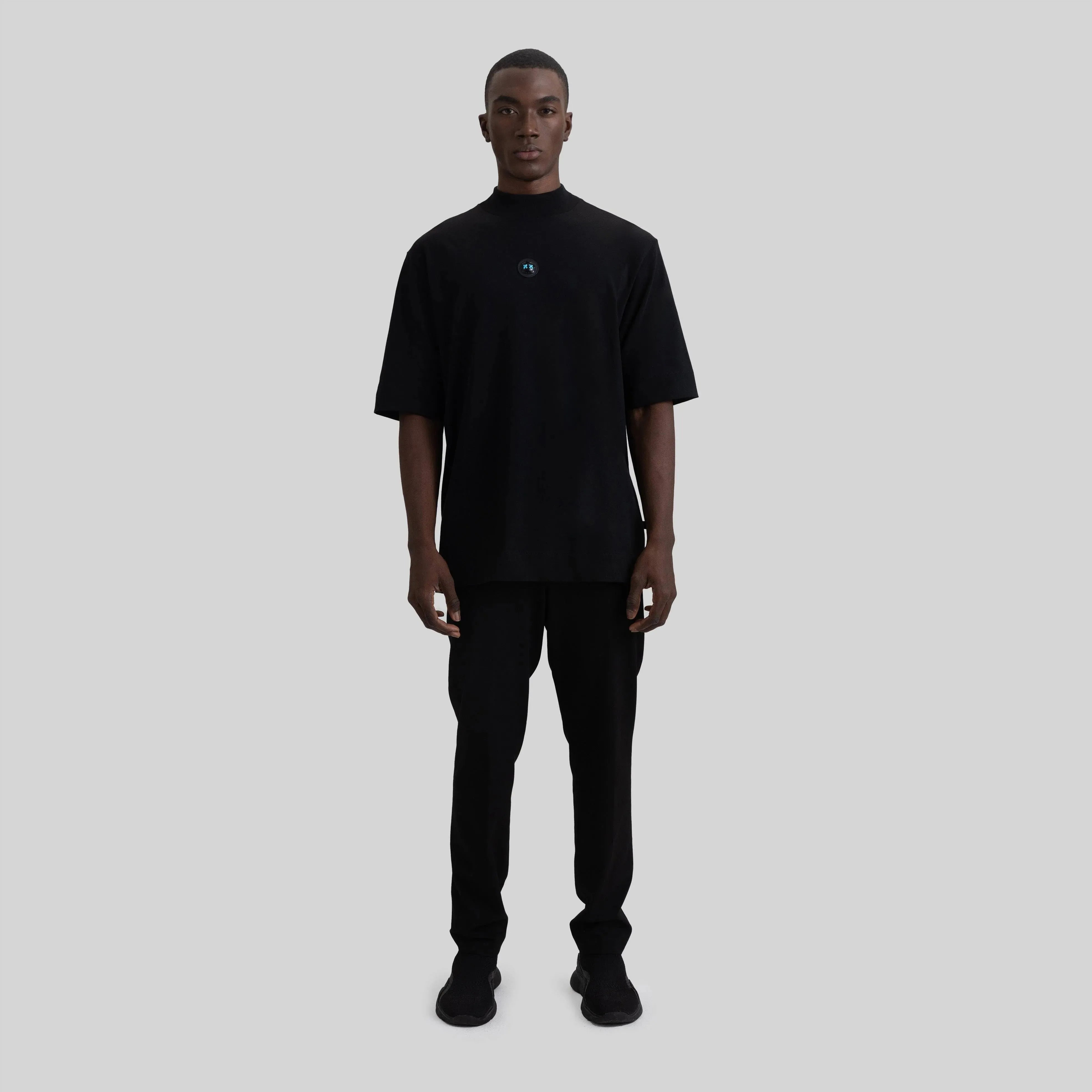 BARCHETTA T-SHIRT OVERSIZE BLACK - Monastery