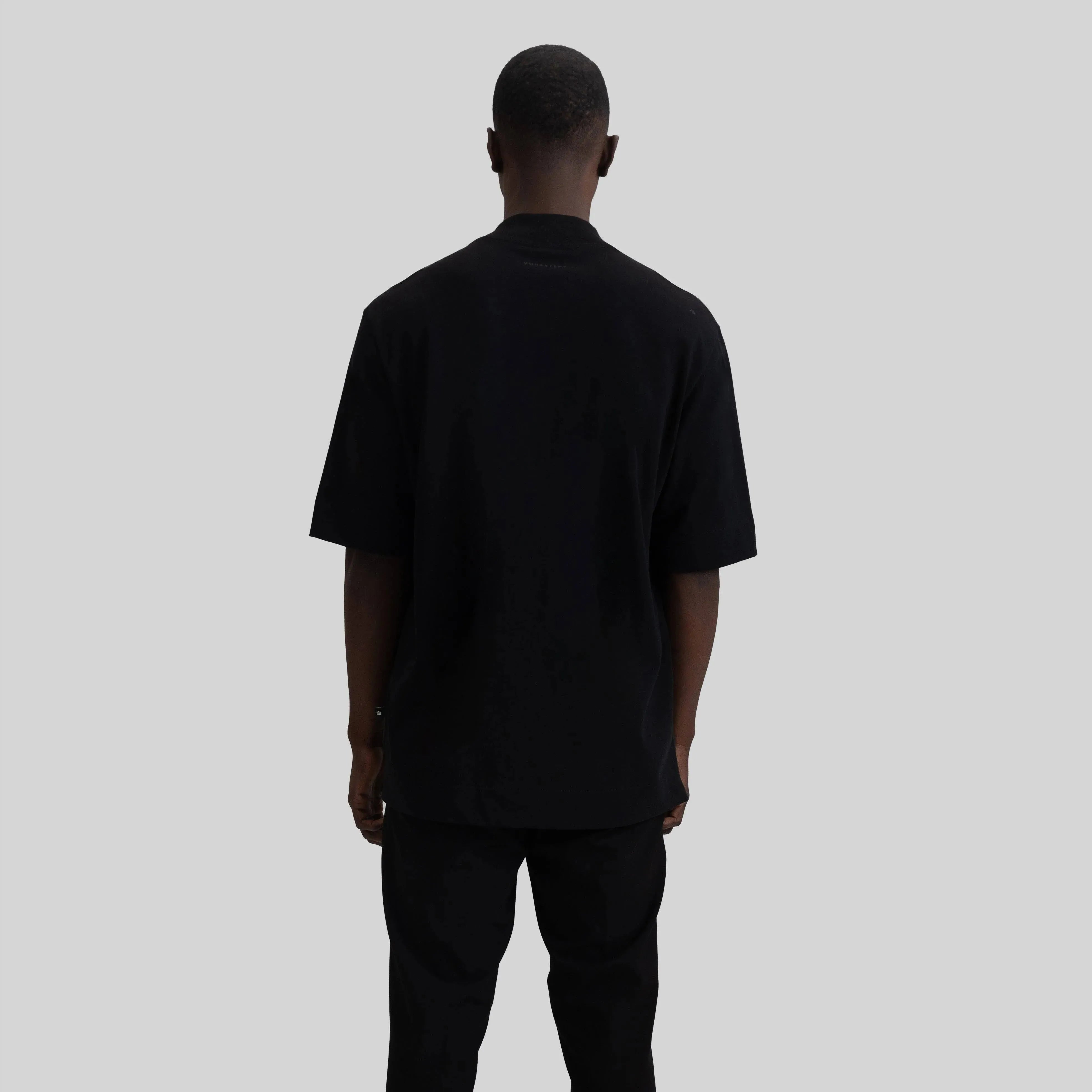 BARCHETTA T-SHIRT OVERSIZE BLACK - Monastery