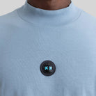 BARCHETTA T-SHIRT OVERSIZE FADED DENIM - Monastery