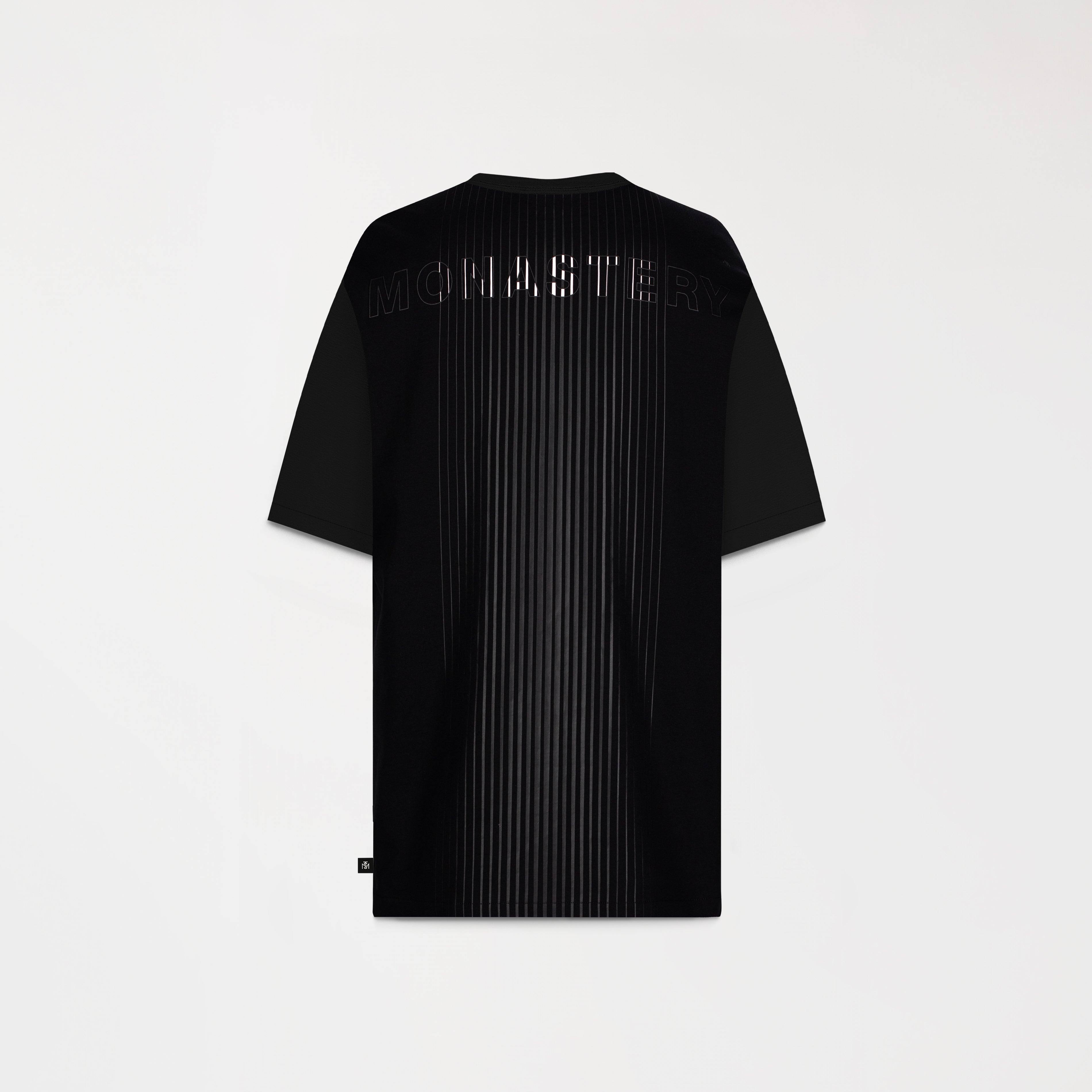 FOWLFIELD T-SHIRT OVERSIZED MEN BLACK - Monastery
