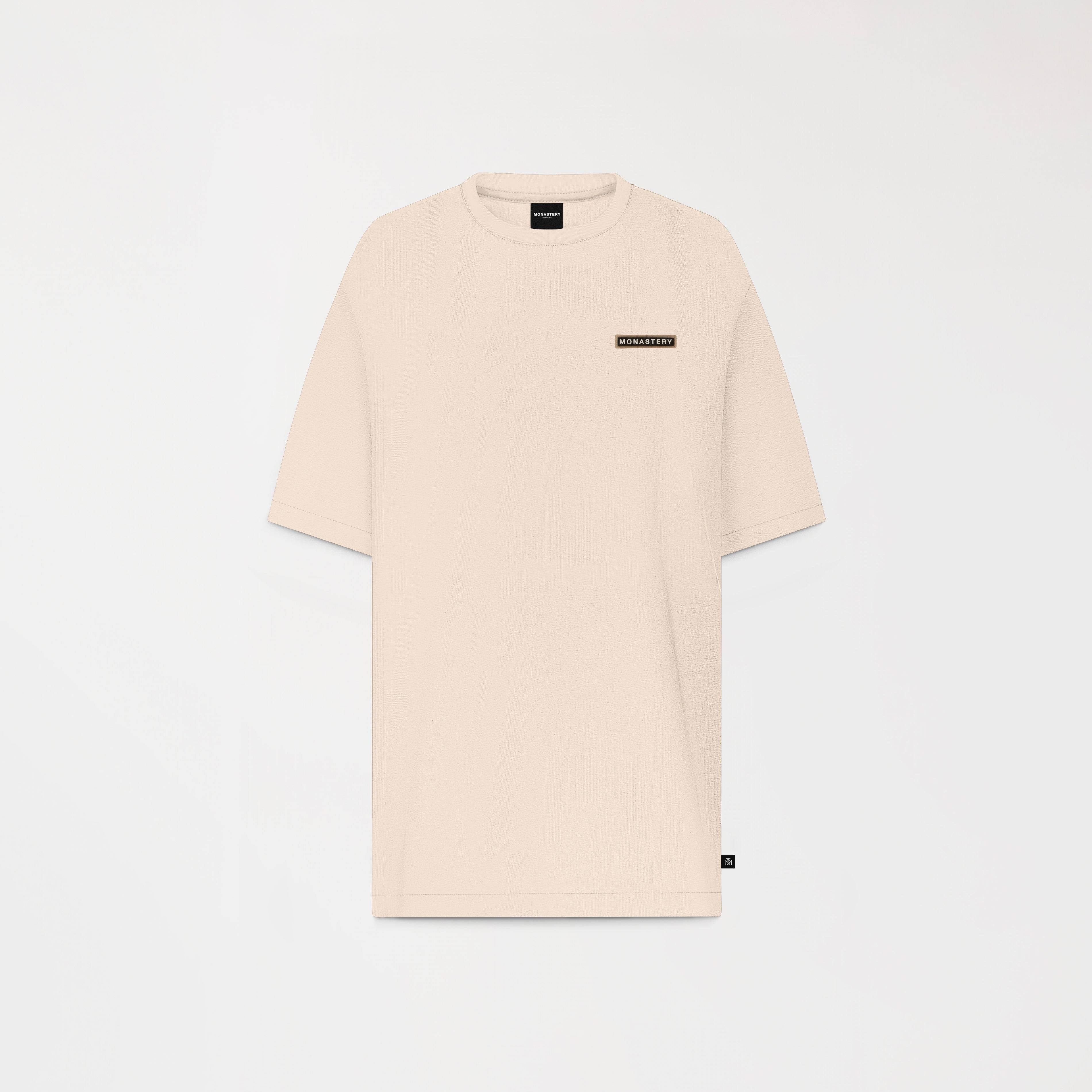 FOWLFIELD T-SHIRT OVERSIZED MEN IRISH CREAM - Monastery