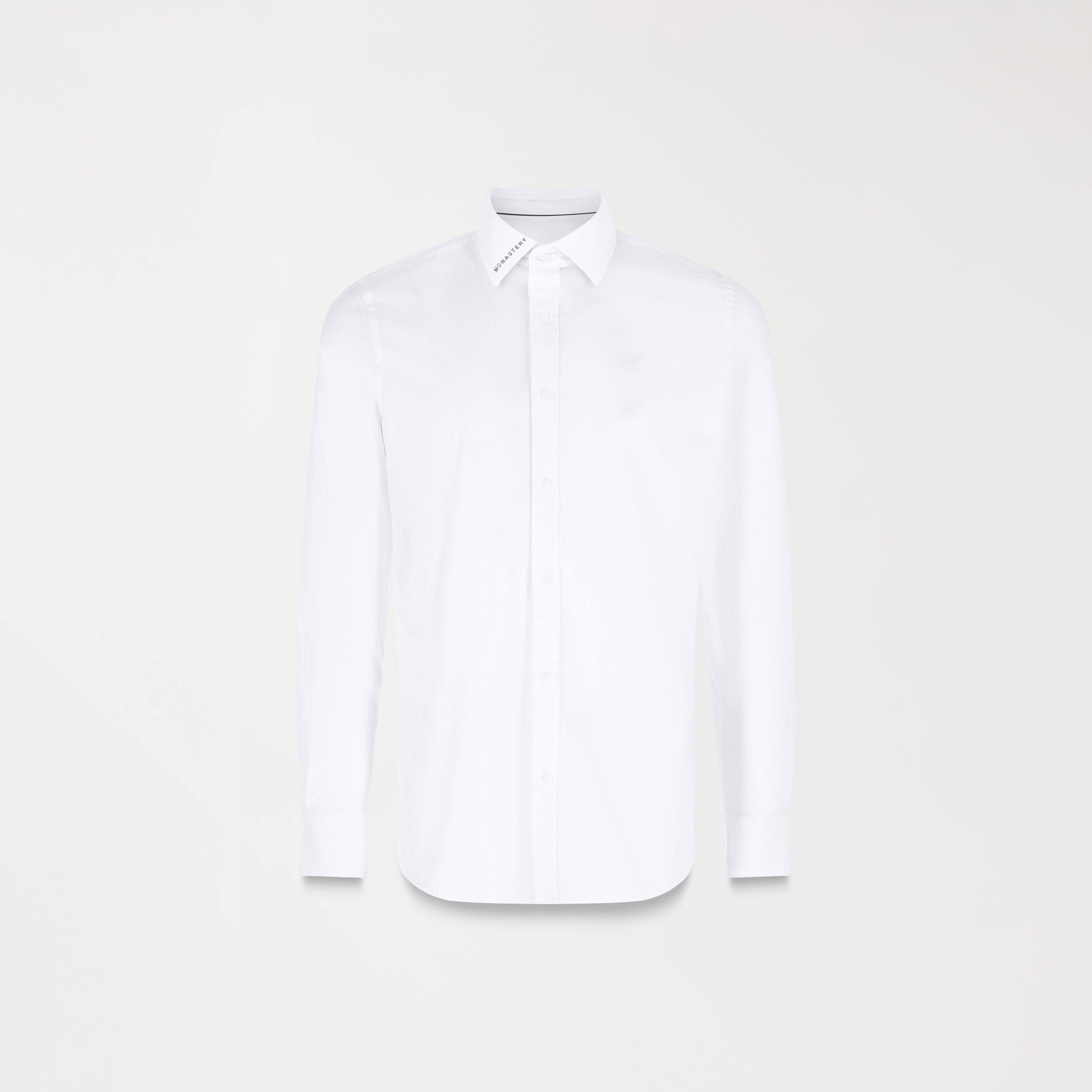 CAMISA GANTE BLANCA FRENTE - MONASTERY