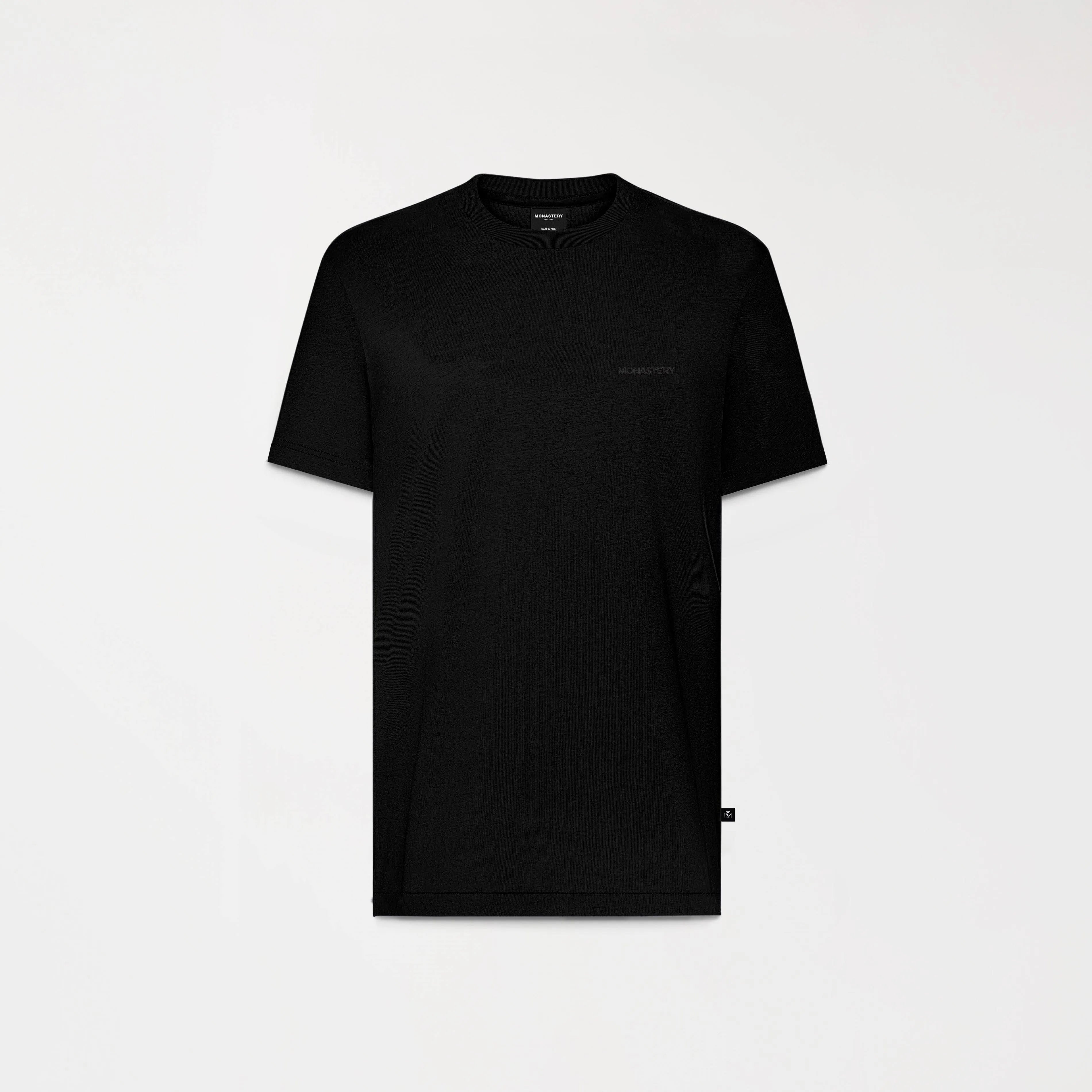 CAMISETA GREENHILL NEGRA FRENTE - MONASTERY