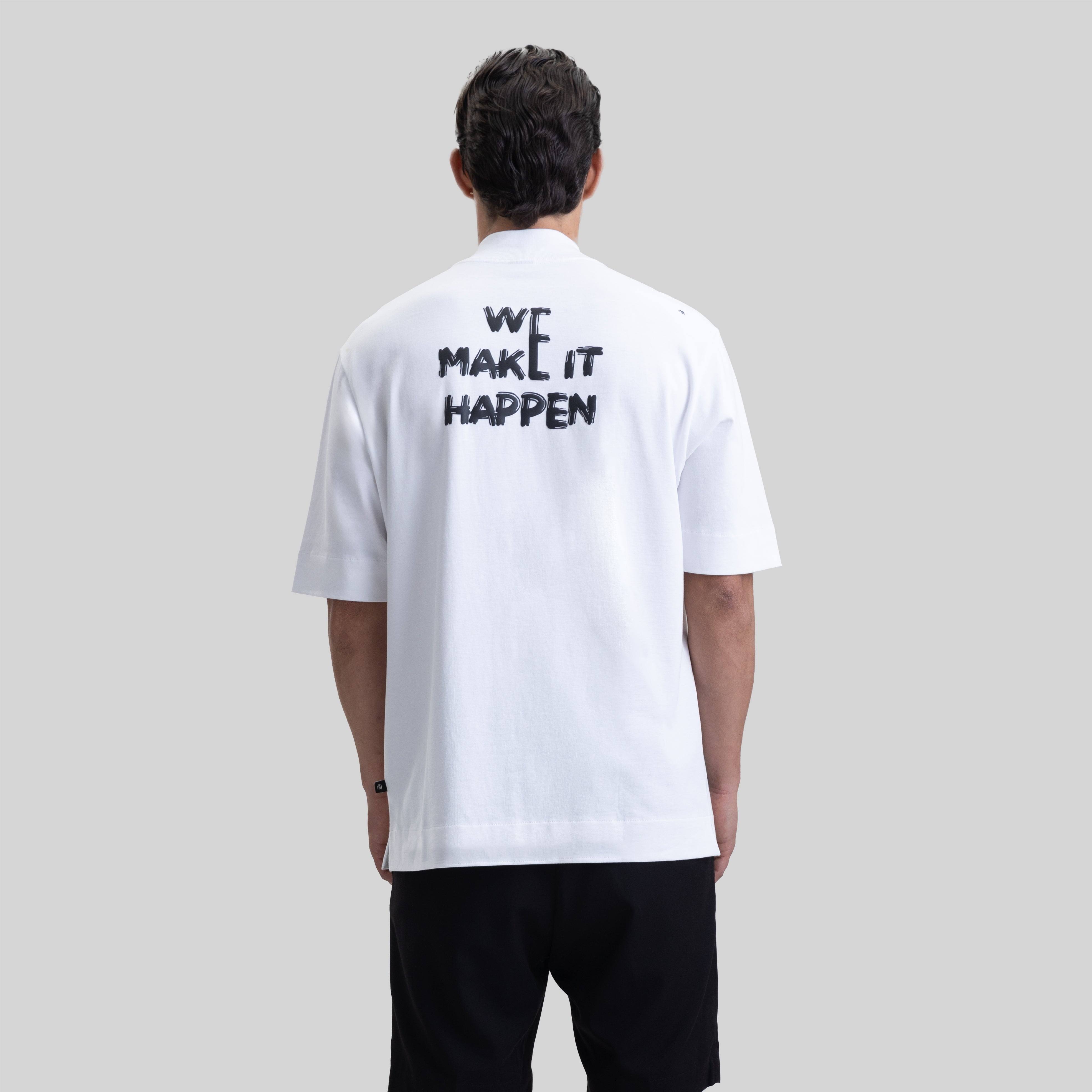 JAGUAR T-SHIRT OVERSIZE WHITE - Monastery