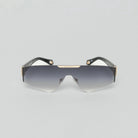 MSS2412-C11-136 LAIN SUNGLASSES MEN SHINY GOLD BLACK GRADIENT GREY - Monastery