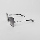 MALEN SUNGLASSES WOMEN SATIN BLACK BLACK GRADIENT GREY - Monastery
