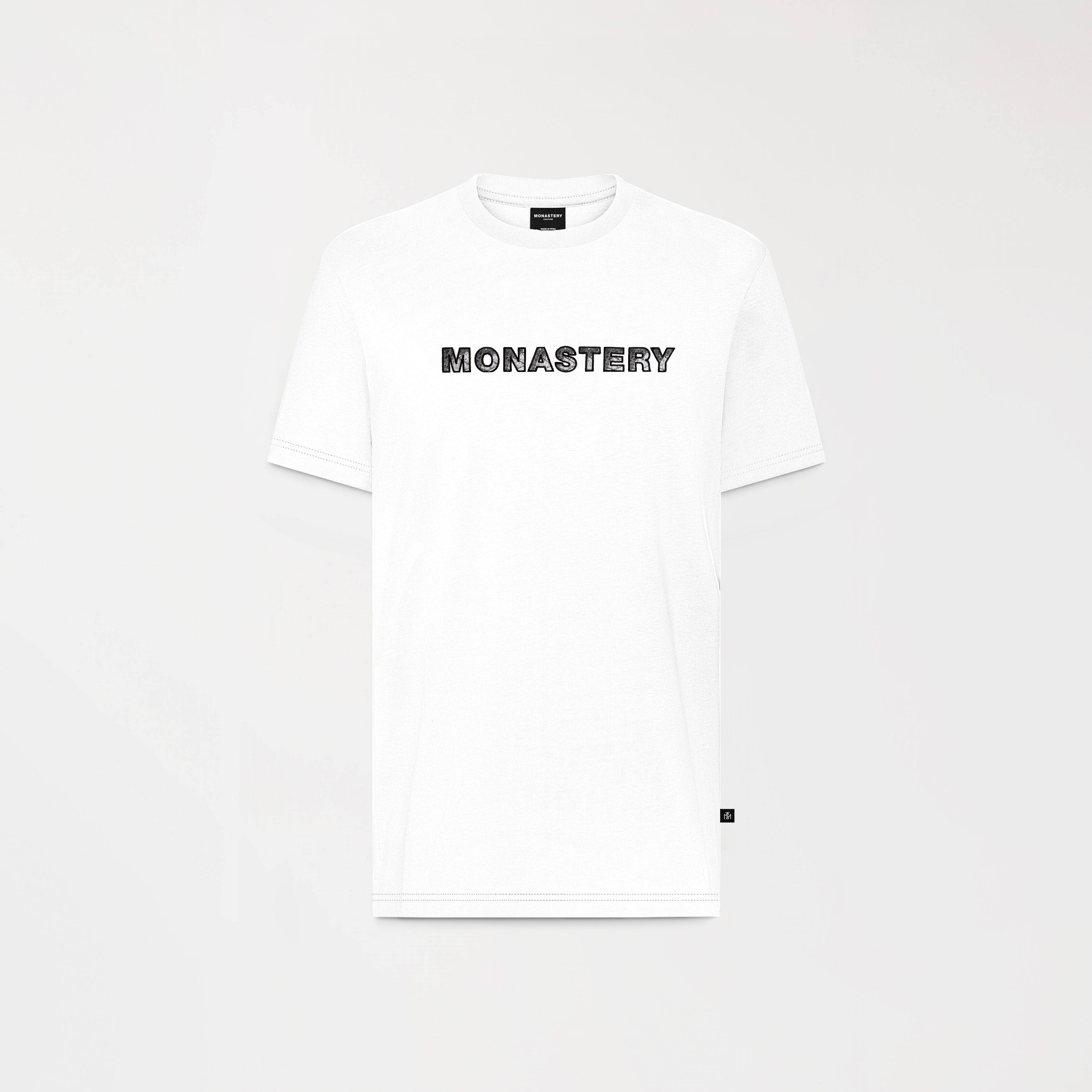 MARBRER T-SHIRT MEN WHITE - Monastery