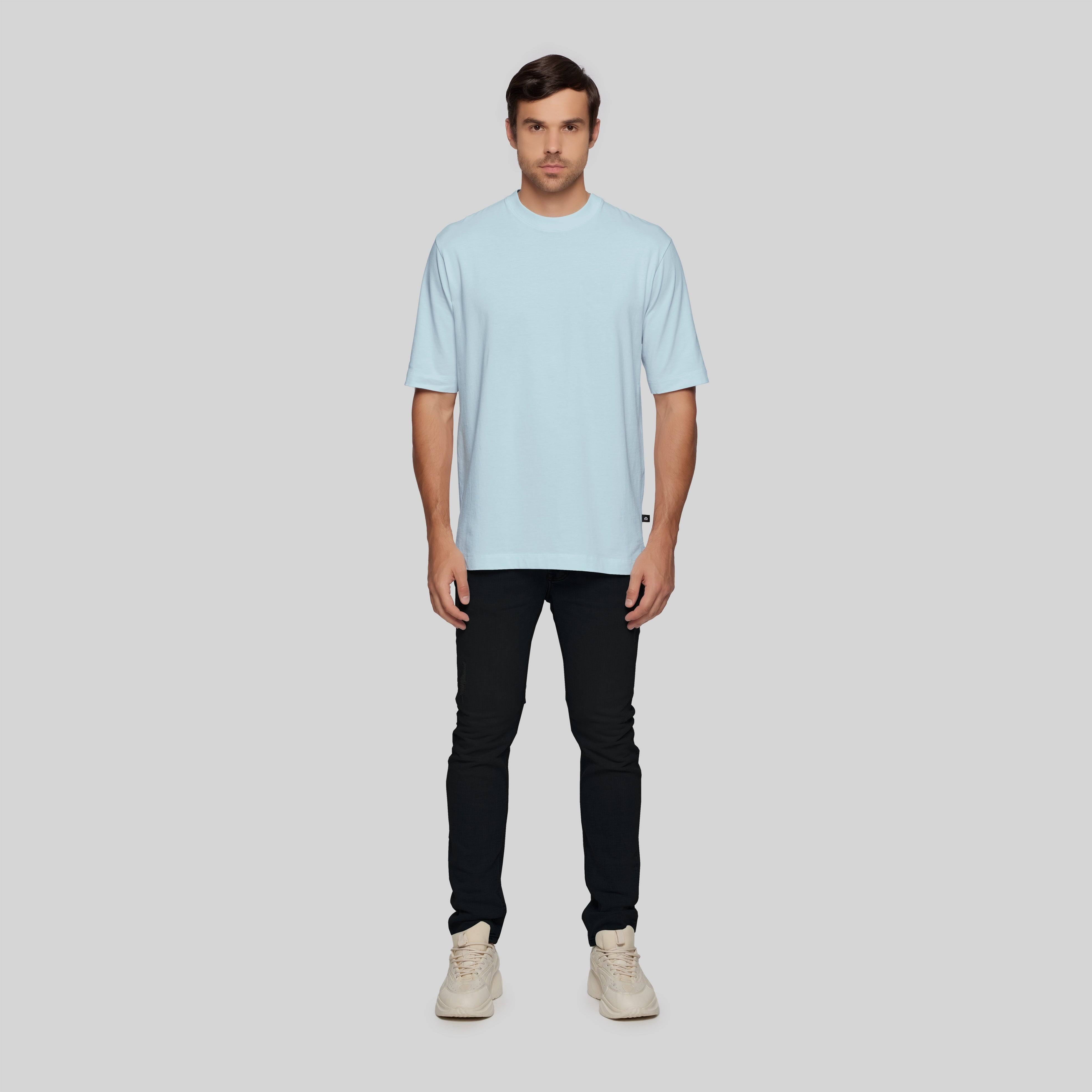 MORESTO BLUE T-SHIRT OVERSIZE - Monastery