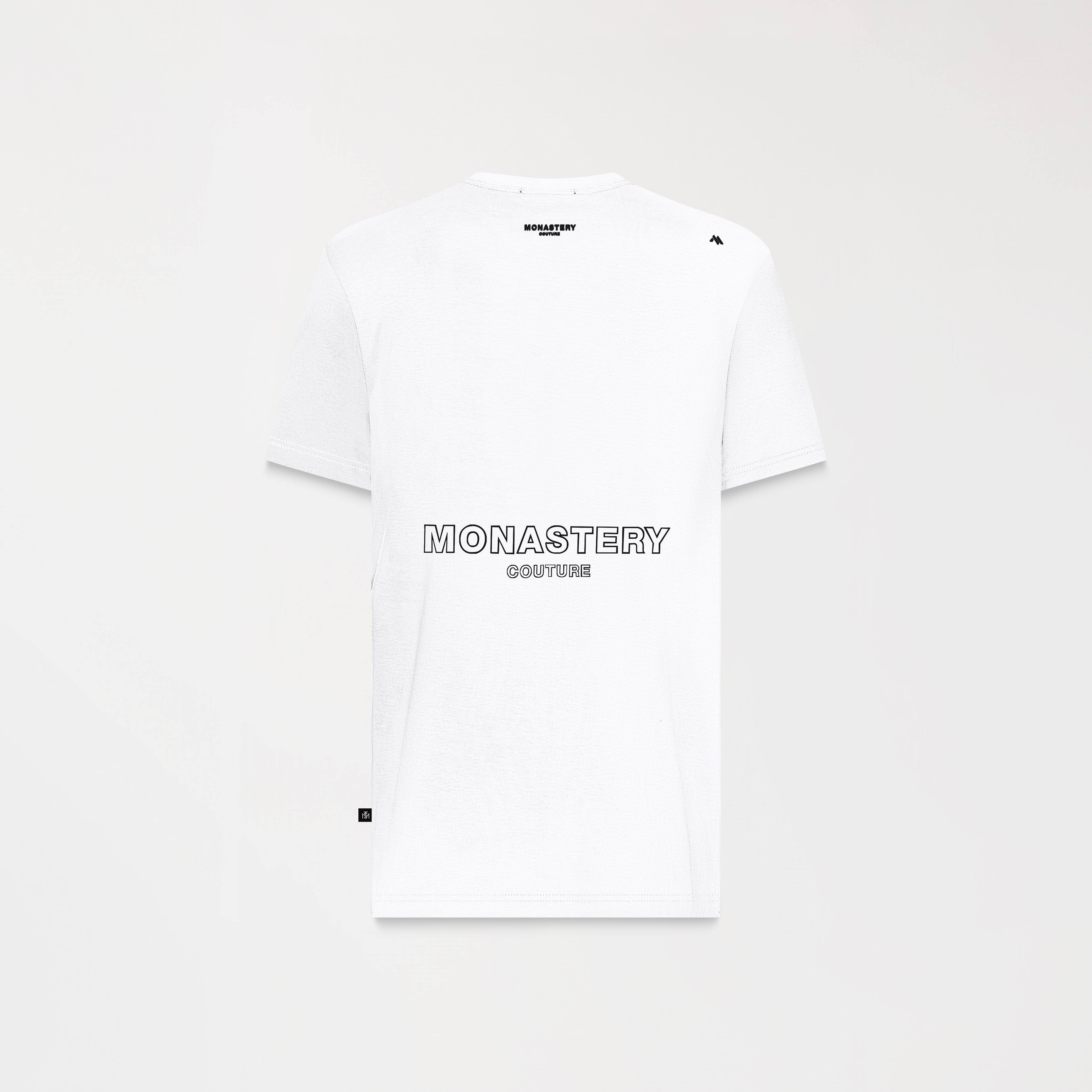 CAMISETA NINE BLANCA POSTERIOR - MONASTERY