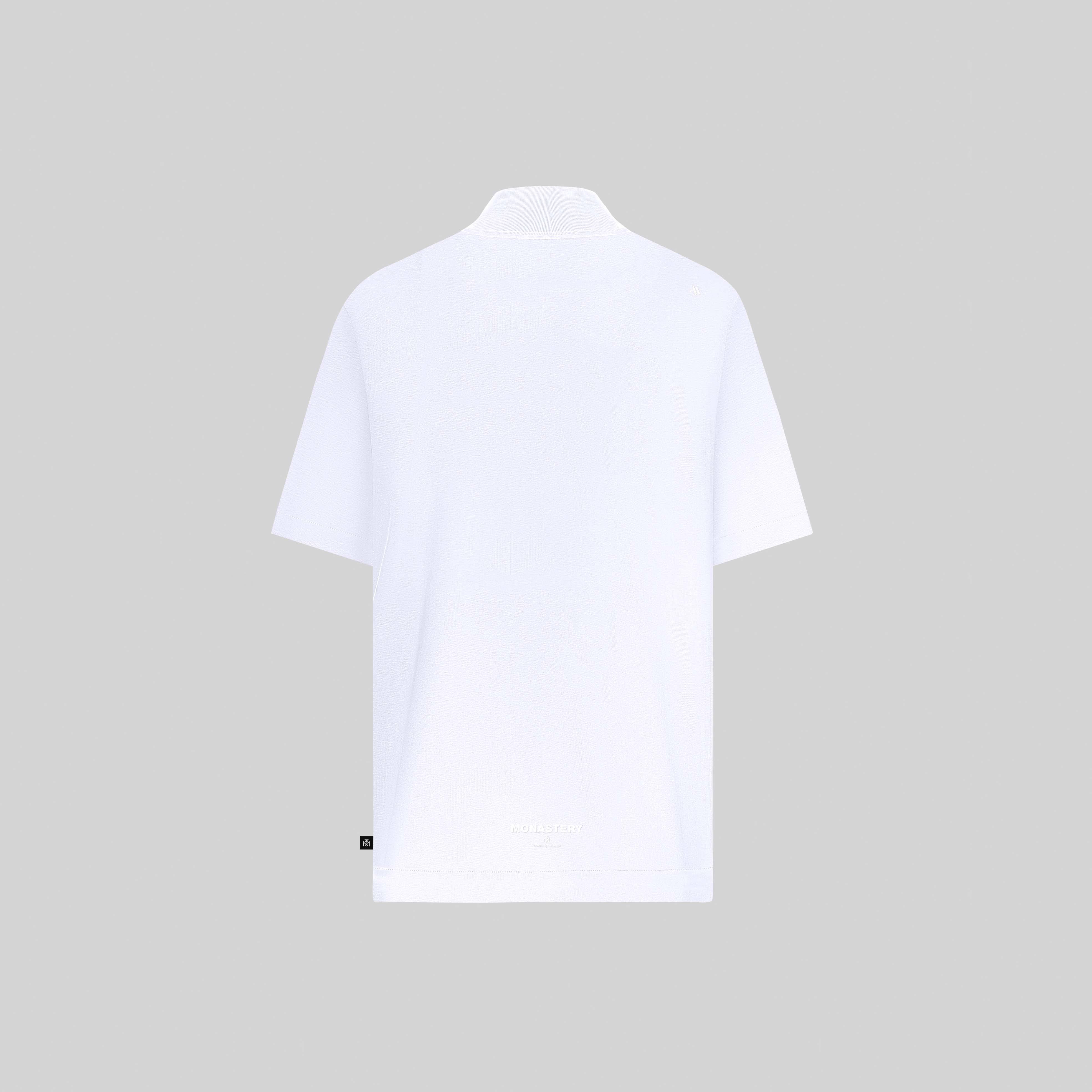 ROUGE T-SHIRT OVERSIZE WHITE - Monastery