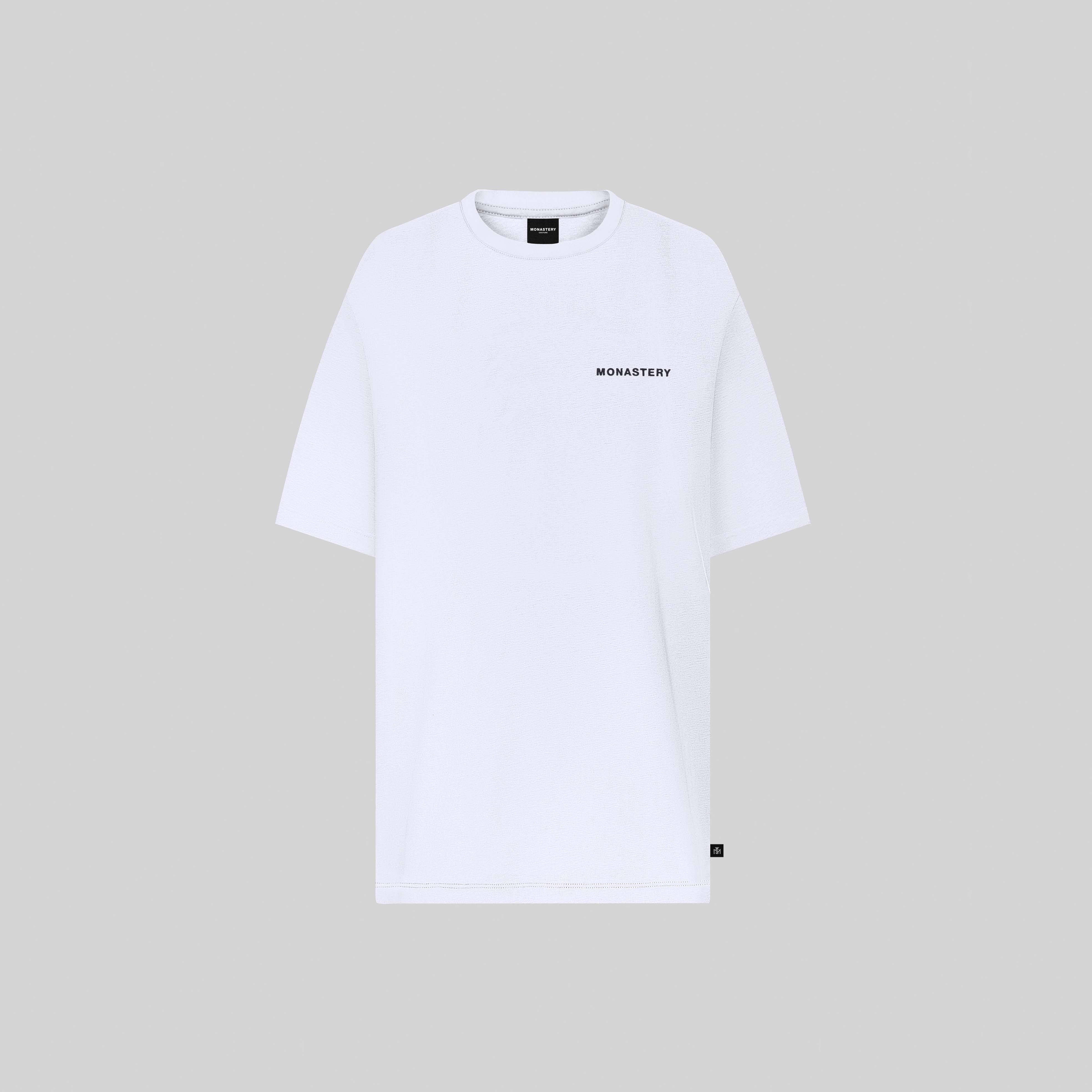 RUSTON T-SHIRT OVERSIZE WHITE - Monastery