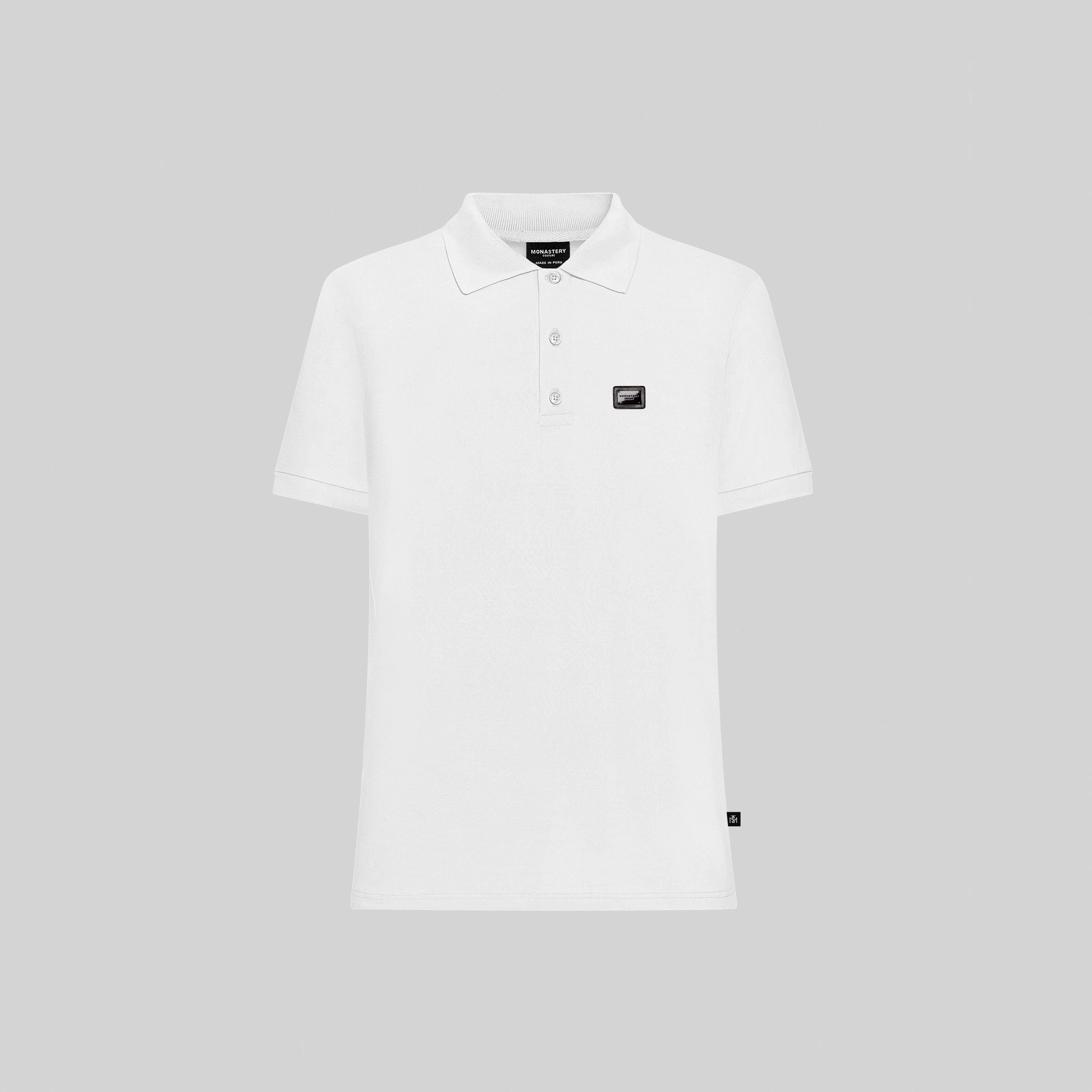 SUZUKA T-SHIRT POLO WOMEN WHITE - Monastery