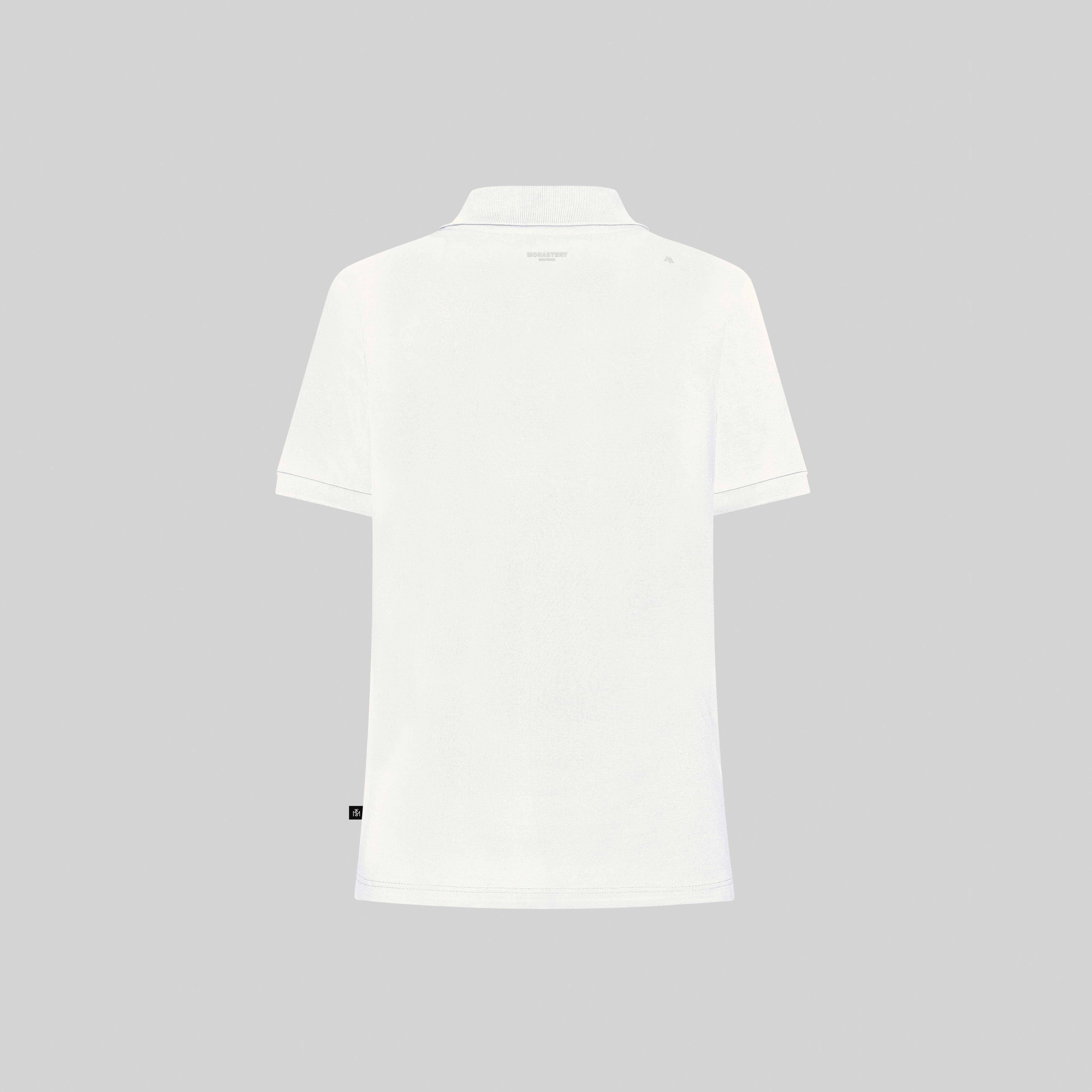 SUZUKA T-SHIRT POLO WOMEN WHITE - Monastery