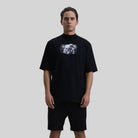 ROUGE T-SHIRT OVERSIZE BLACK - Monastery