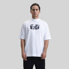 ROUGE T-SHIRT OVERSIZE WHITE - Monastery