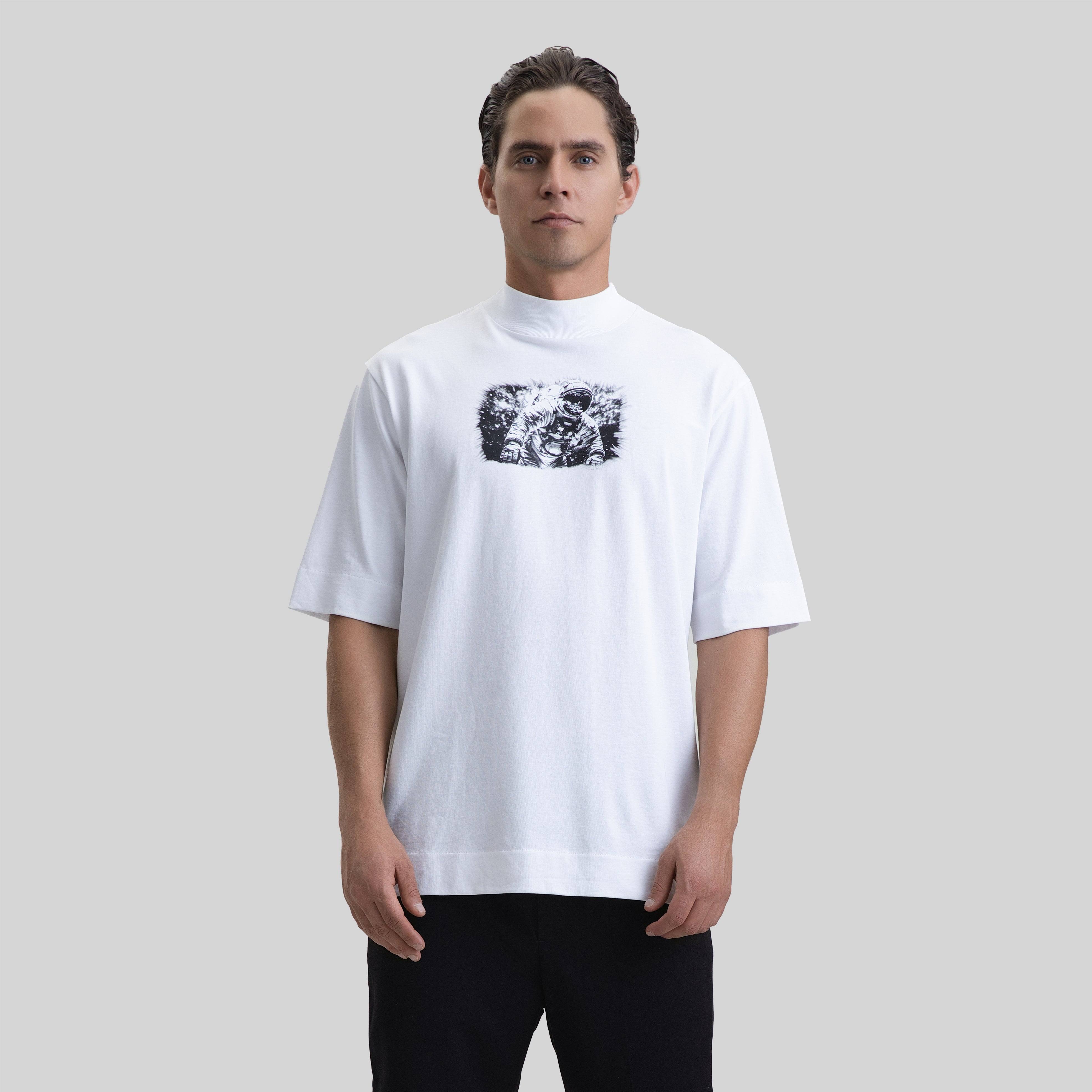 ROUGE T-SHIRT OVERSIZE WHITE - Monastery