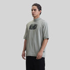 ROUGE T-SHIRT OVERSIZE SEA GRASS - Monastery