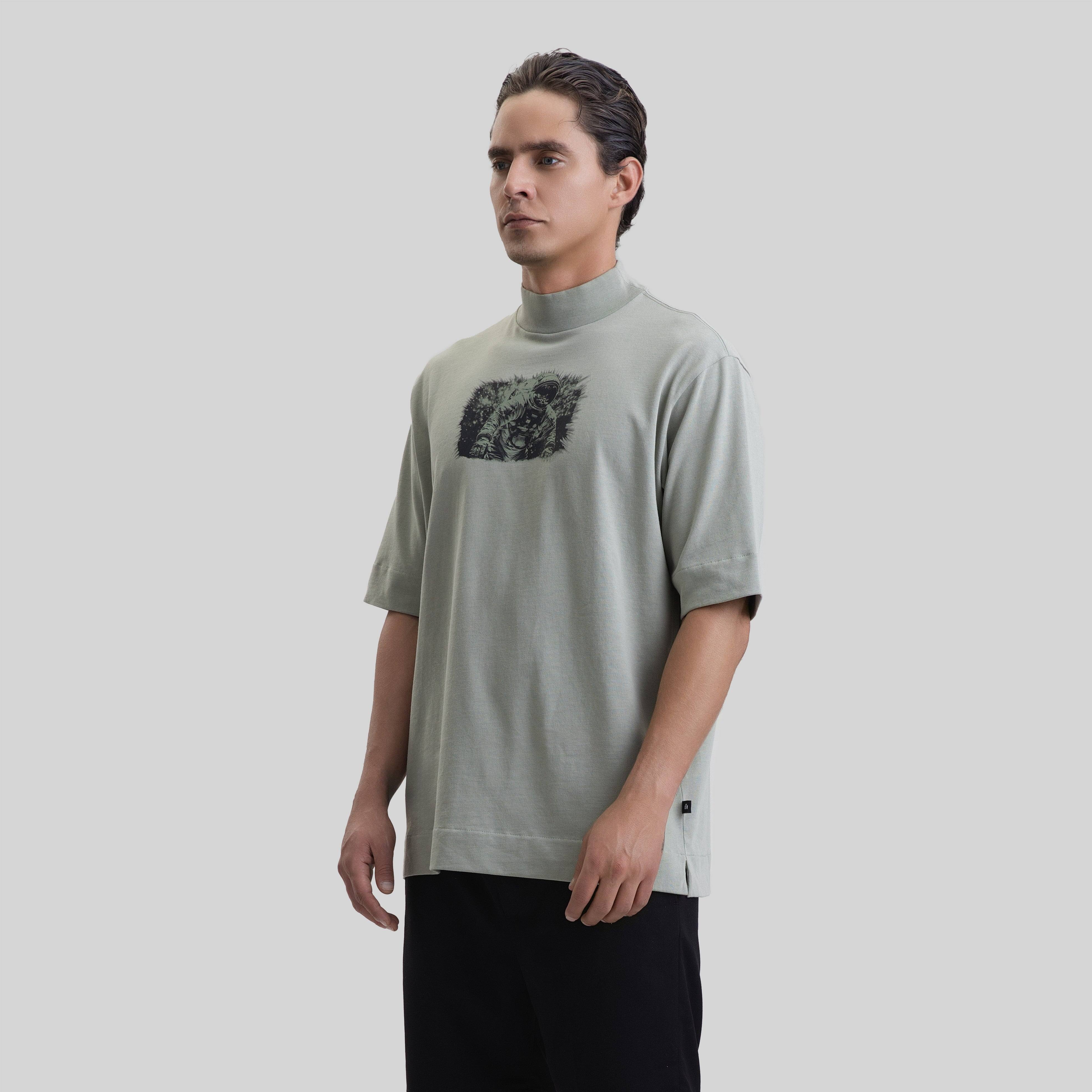 ROUGE T-SHIRT OVERSIZE SEA GRASS - Monastery