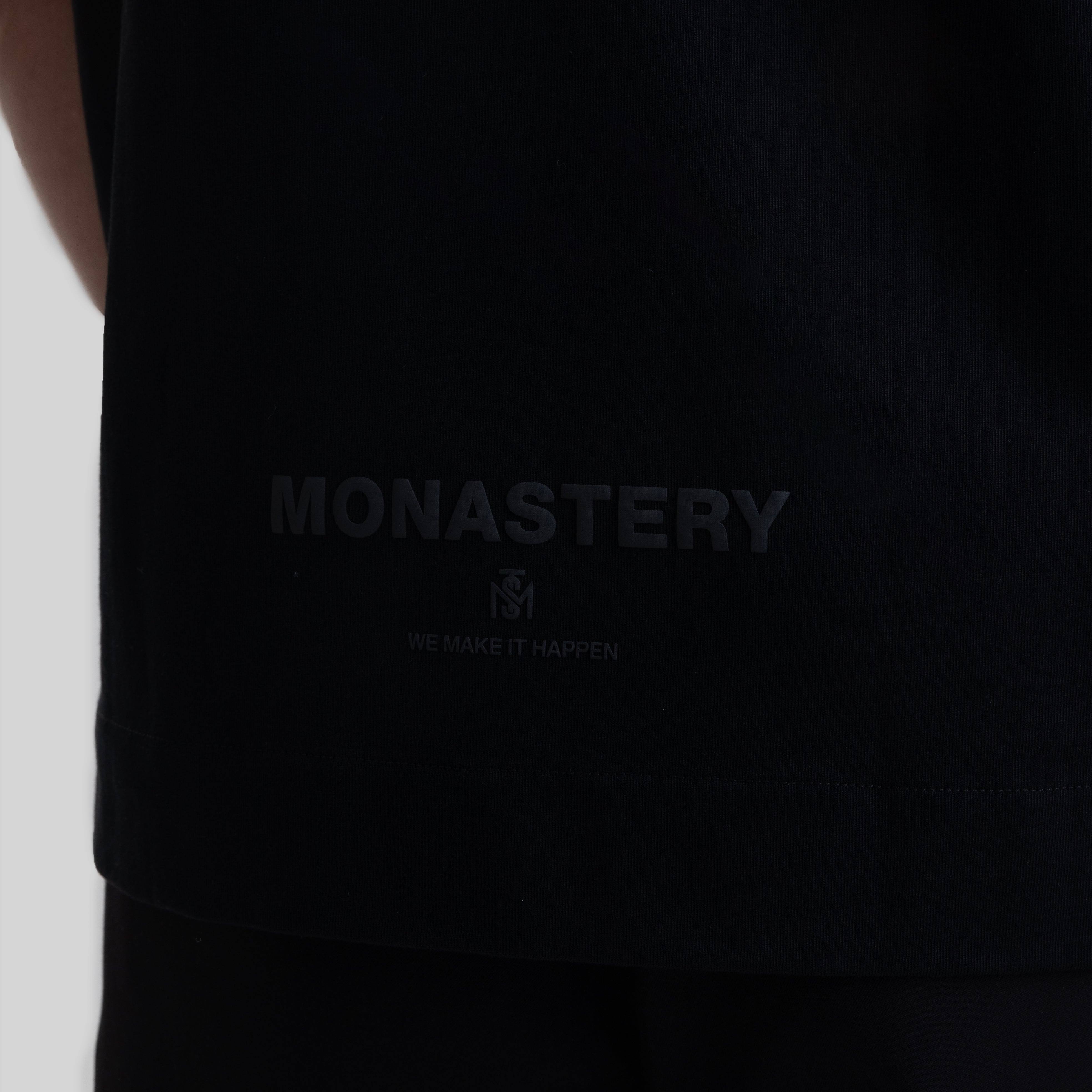 ROUGE T-SHIRT OVERSIZE BLACK - Monastery