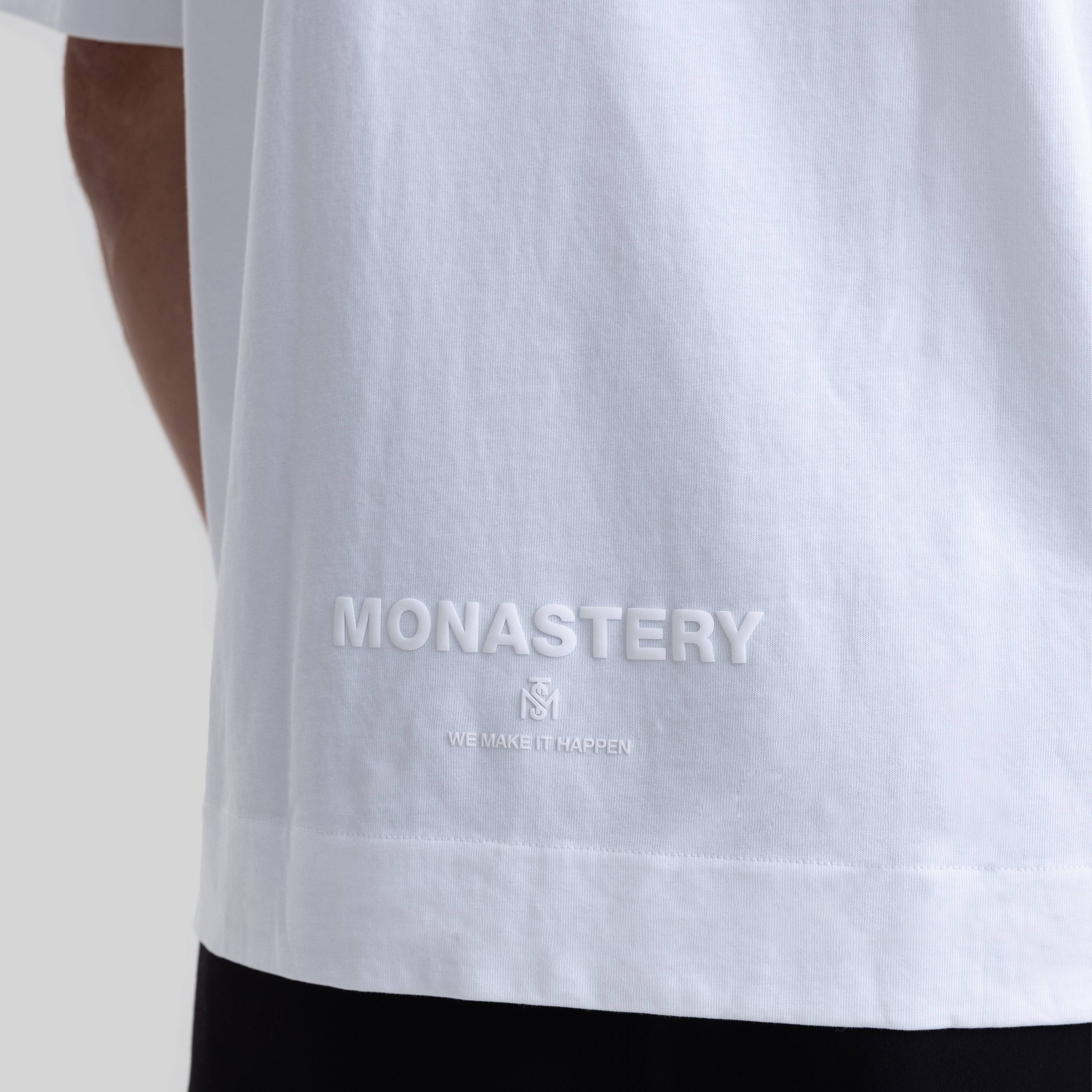 ROUGE T-SHIRT OVERSIZE WHITE - Monastery