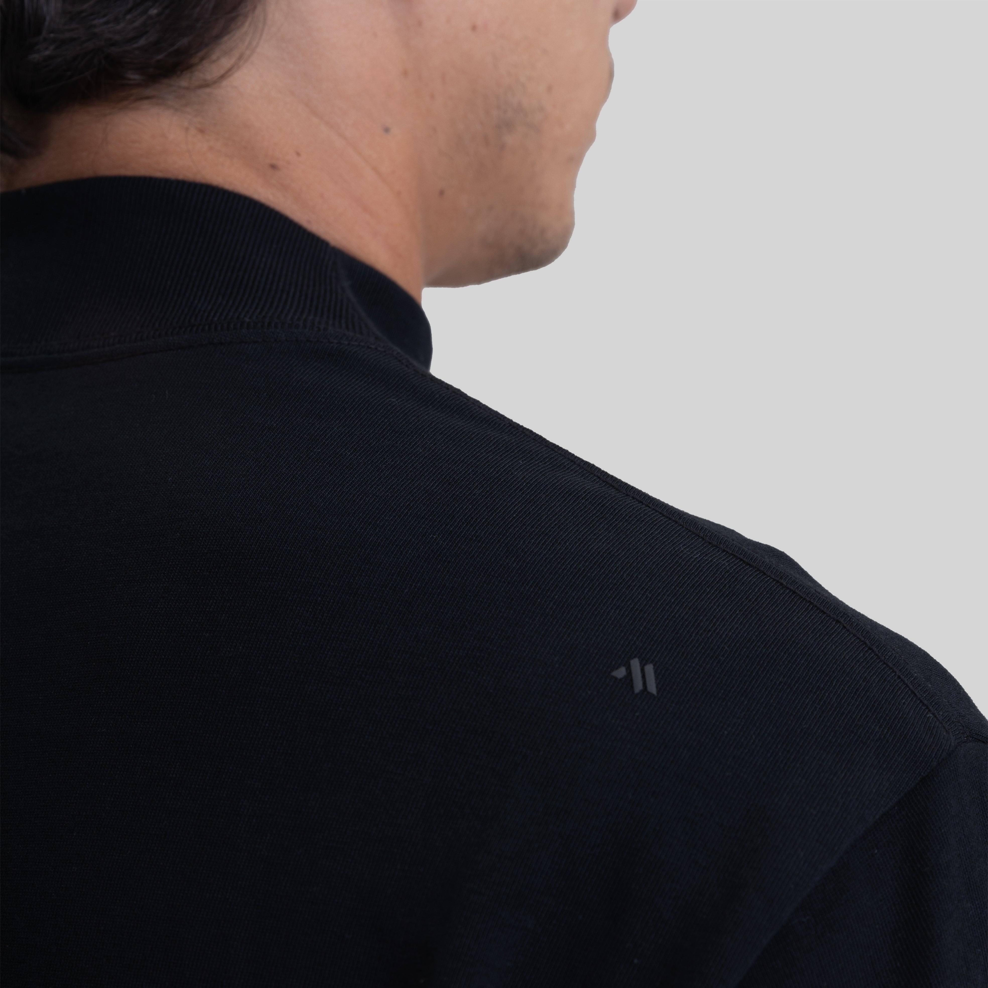 ROUGE T-SHIRT OVERSIZE BLACK - Monastery