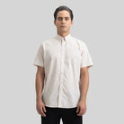 ASTON SHIRT SPORT SHORT SLEEVE MOONBEAM - Monastery