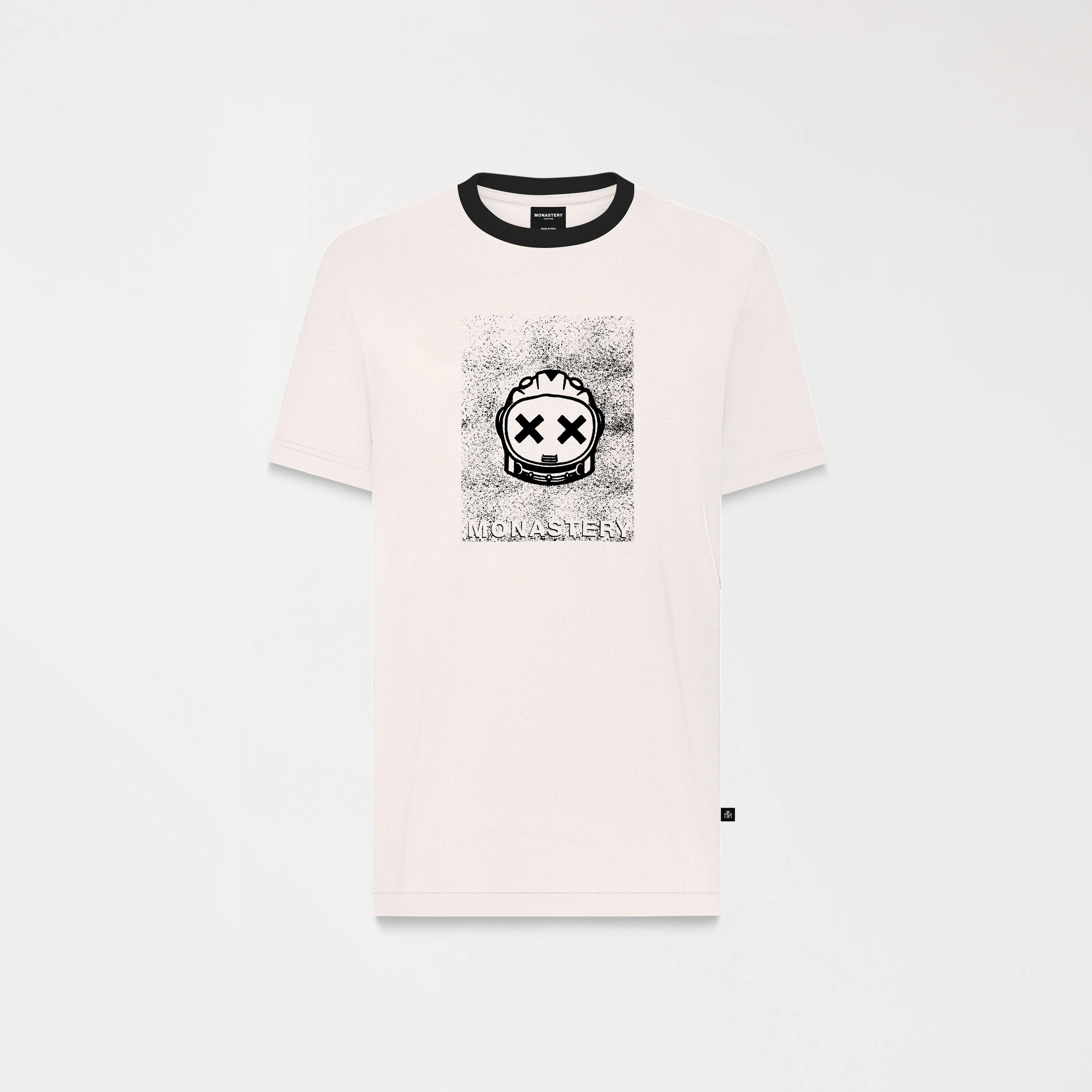 CAMISETA SIX BEIGE FRENTE - MONASTERY