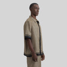 SILK SET MEN OVERSIZE SOLEIL BLACK SAFARI - Monastery