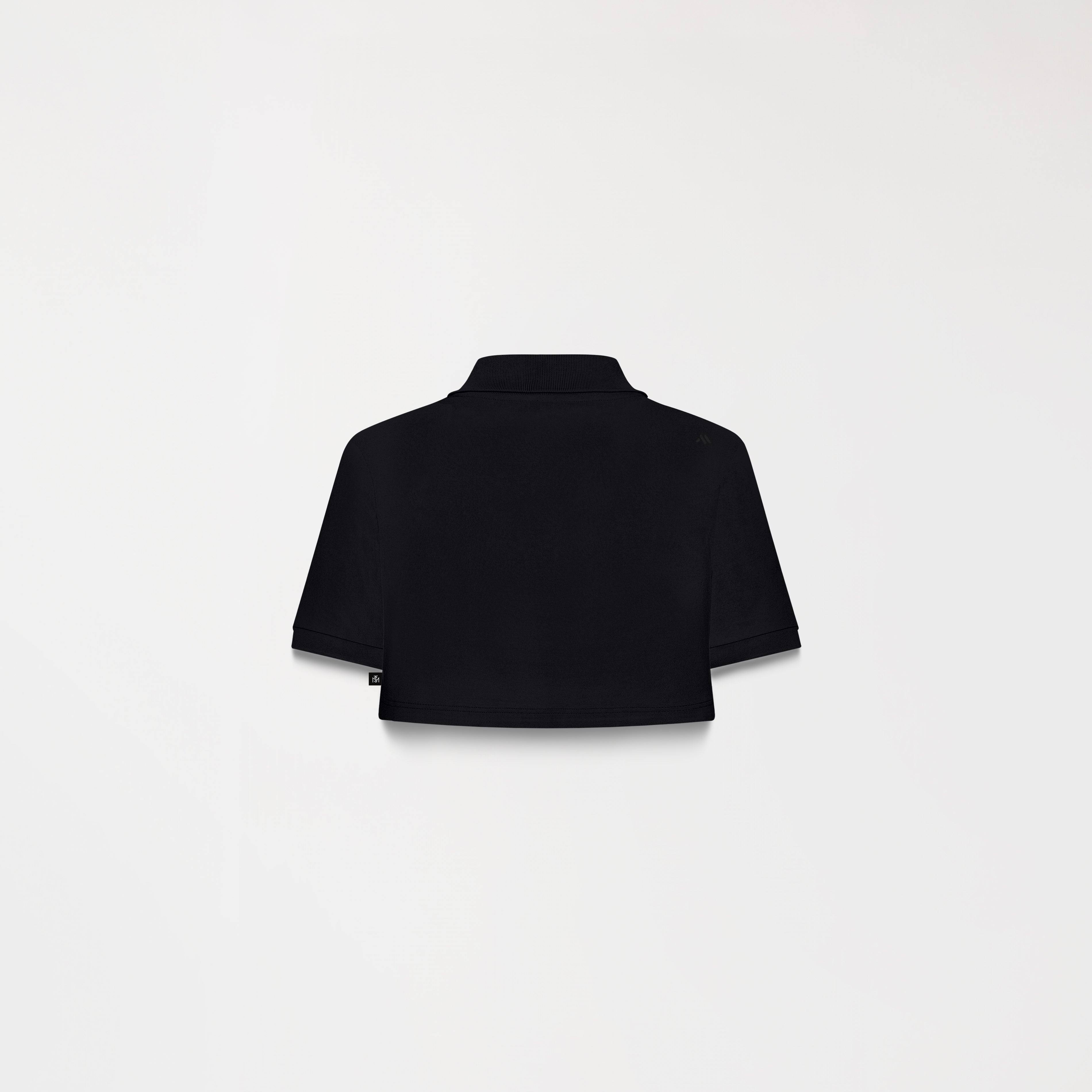 TOP CORTO SUTTON NEGRO POSTERIOR - MONASTERY