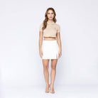 CAMISETA CORTA SUTTON BEIGE 1 - MONASTERY