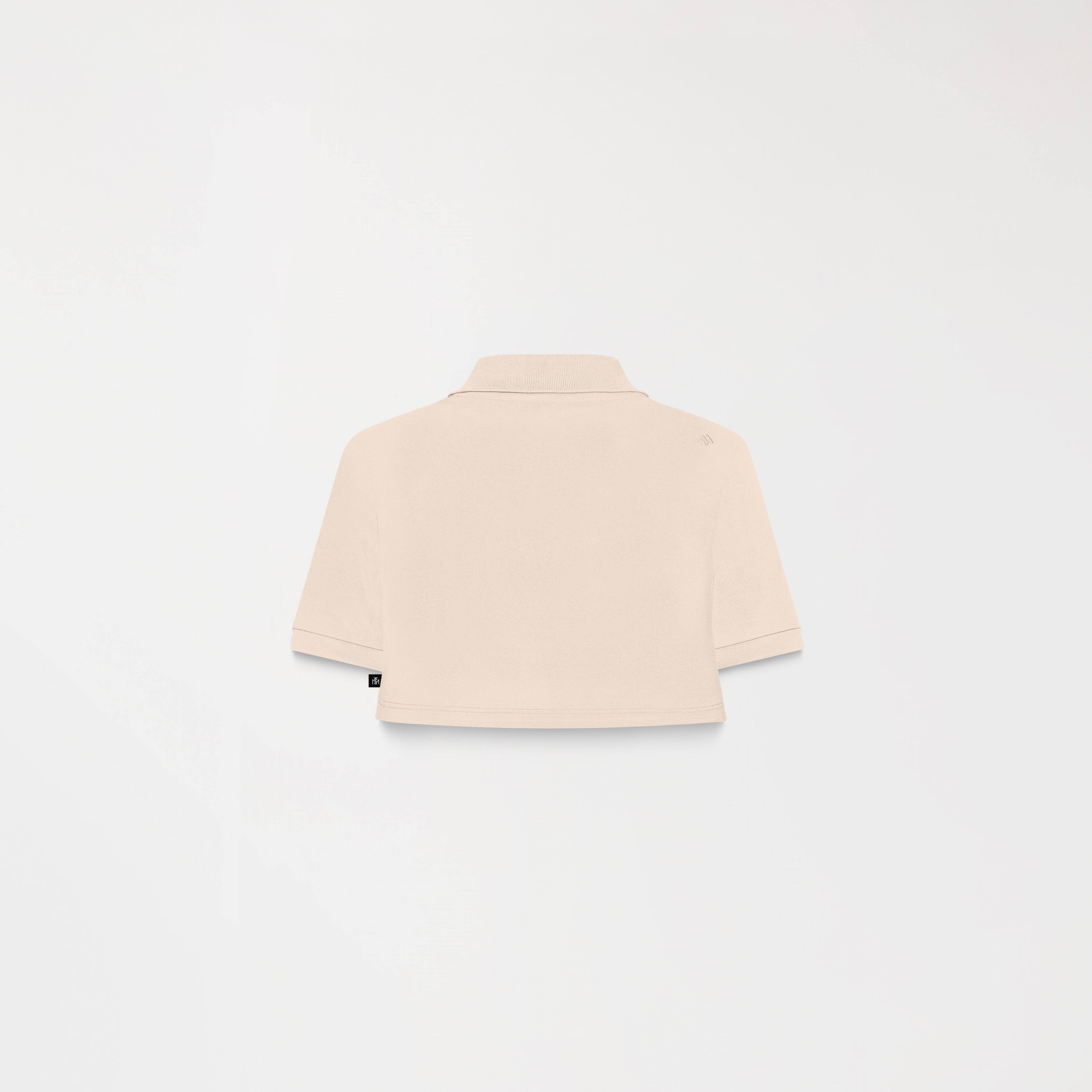 CAMISETA CORTA SUTTON BEIGE POSTERIOR - MONASTERY
