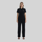 SUZUKA T-SHIRT POLO WOMEN BLACK - Monastery
