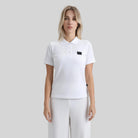 SUZUKA T-SHIRT POLO WOMEN WHITE - Monastery