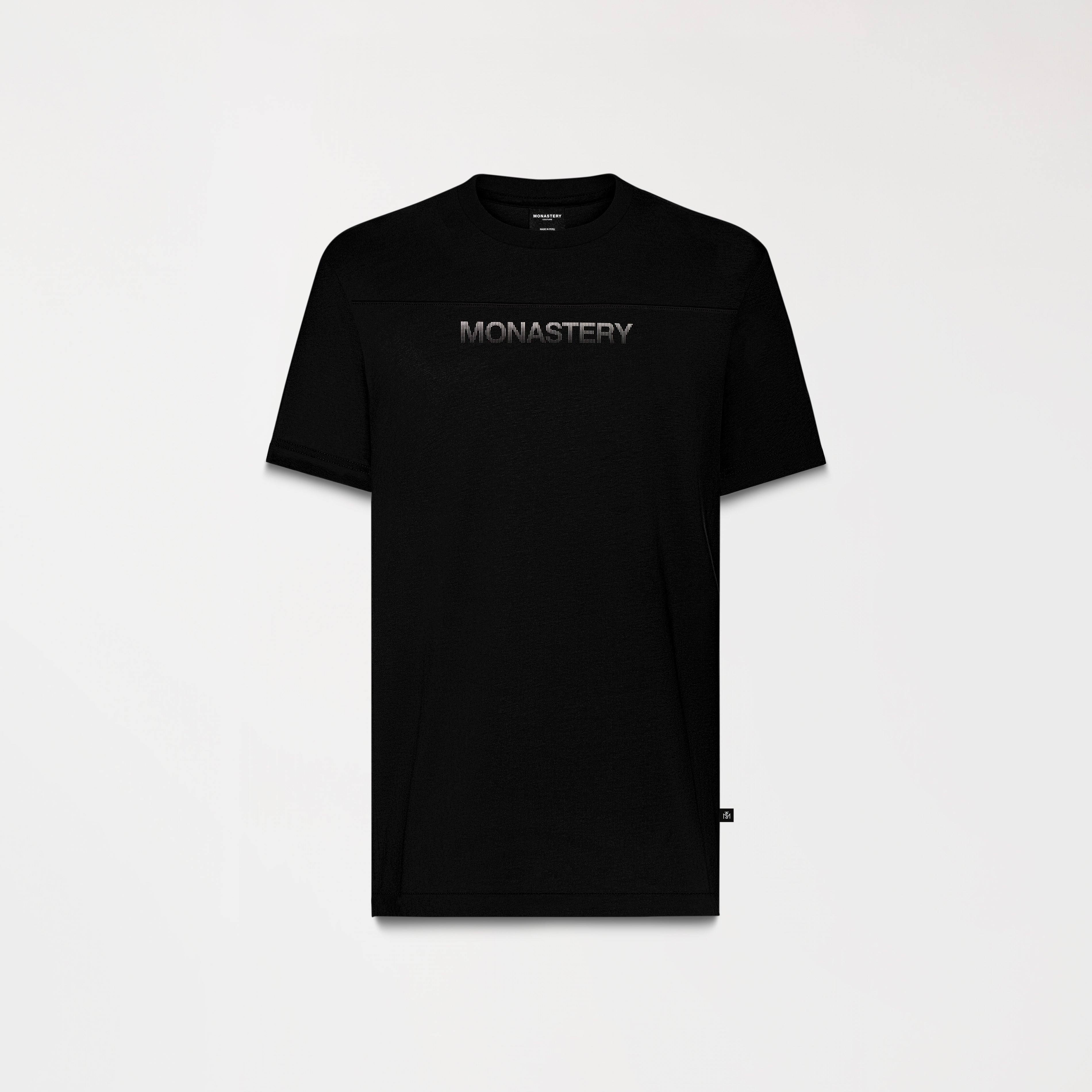 CAMISETA TWO NEGRA FRENTE - MONASTERY