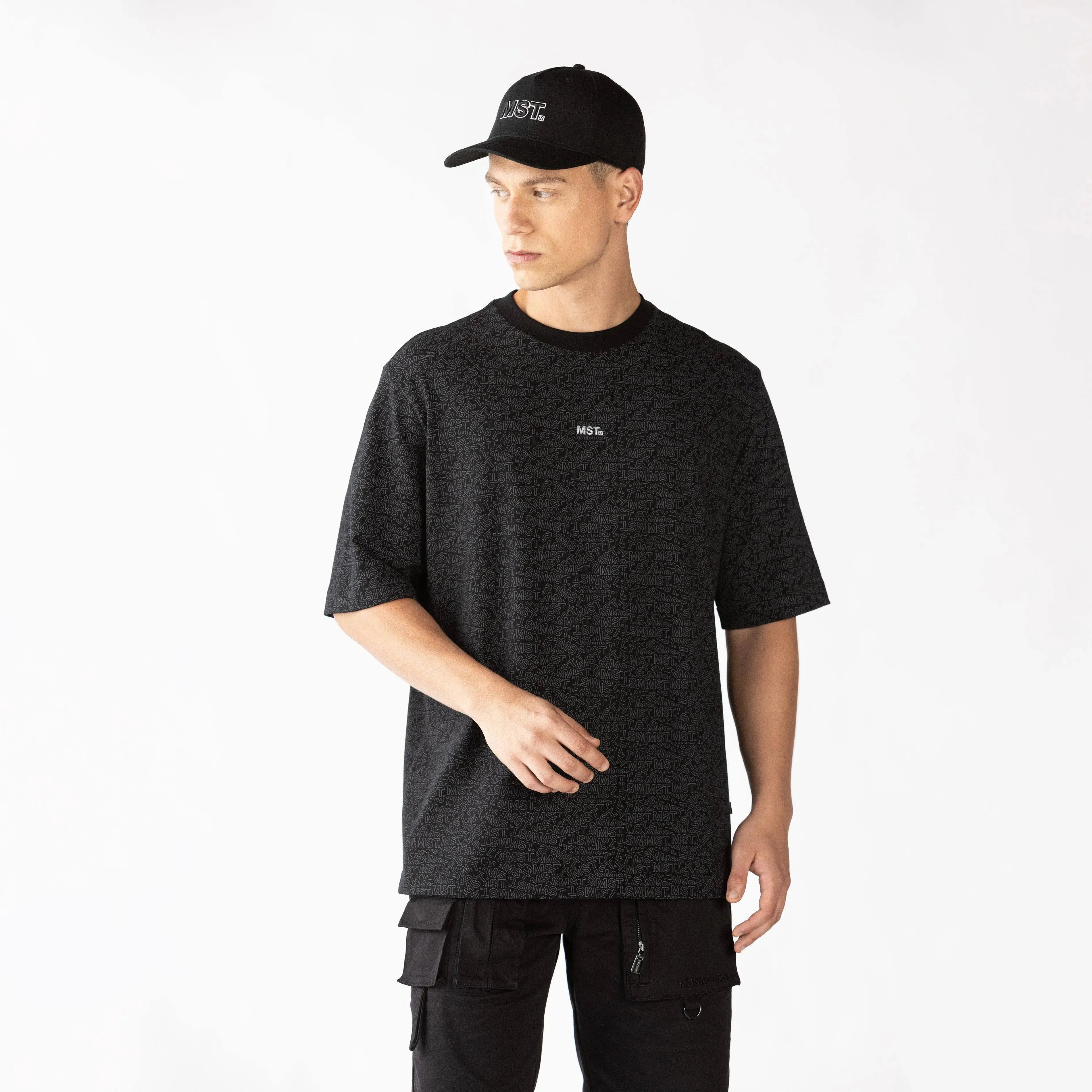 WINDCHESTER T-SHIRT OVERSIZED MEN BLACK - Monastery