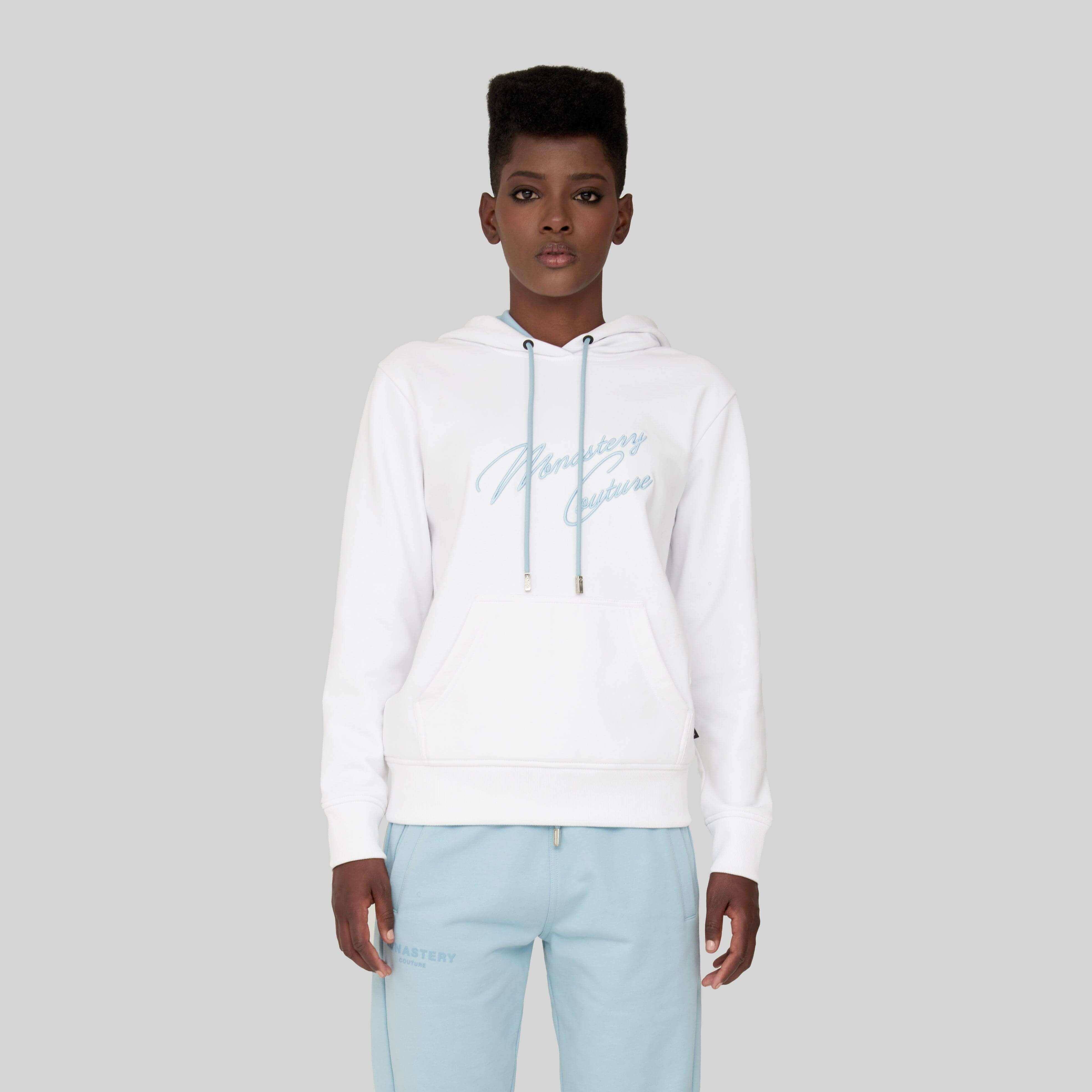 ANFISA WHITE HOODIE - Monastery