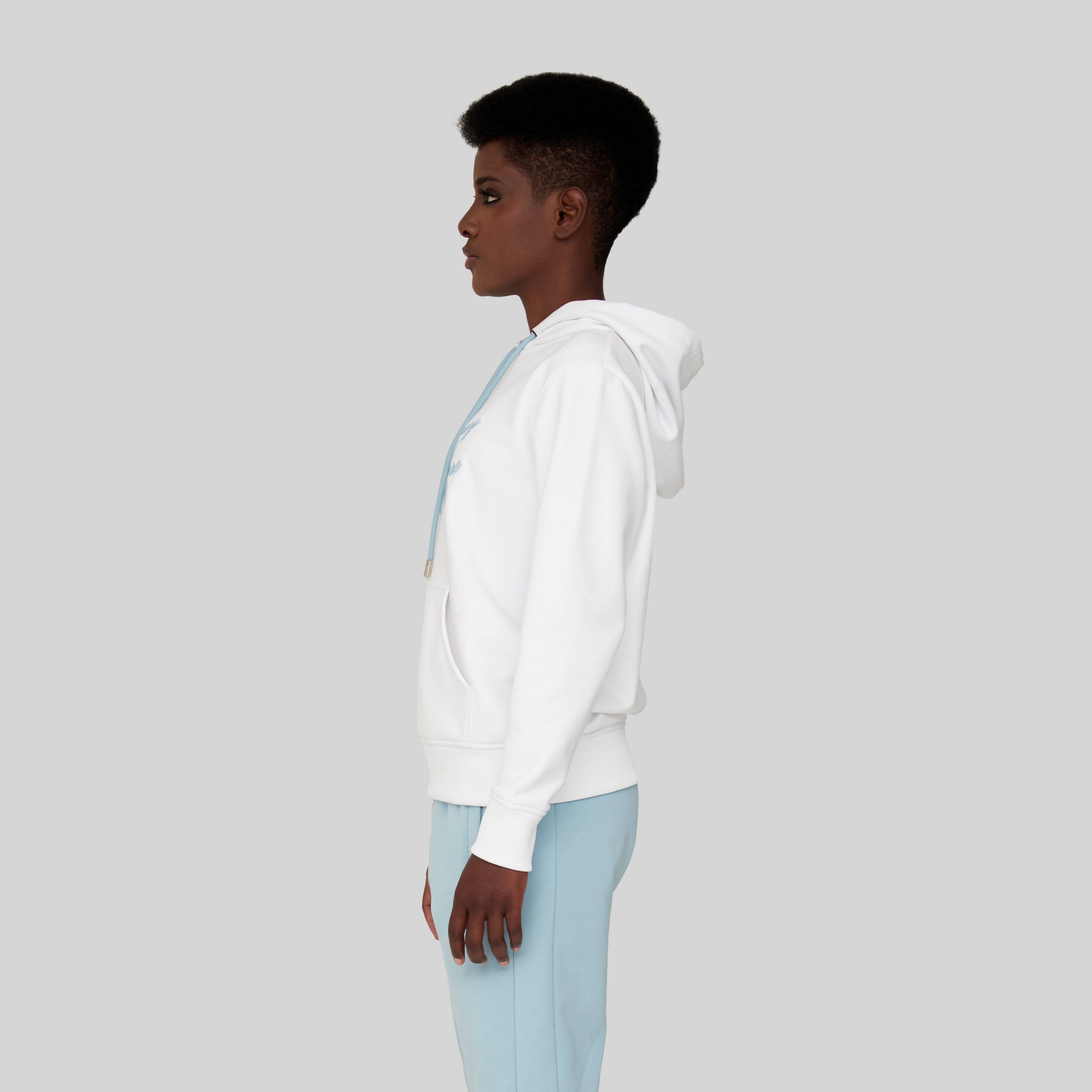ANFISA WHITE HOODIE - Monastery